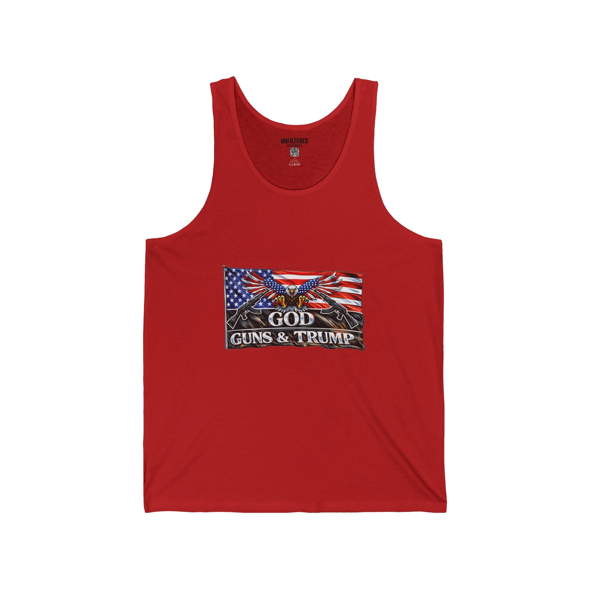 God, Guns & Trump - Tank Top