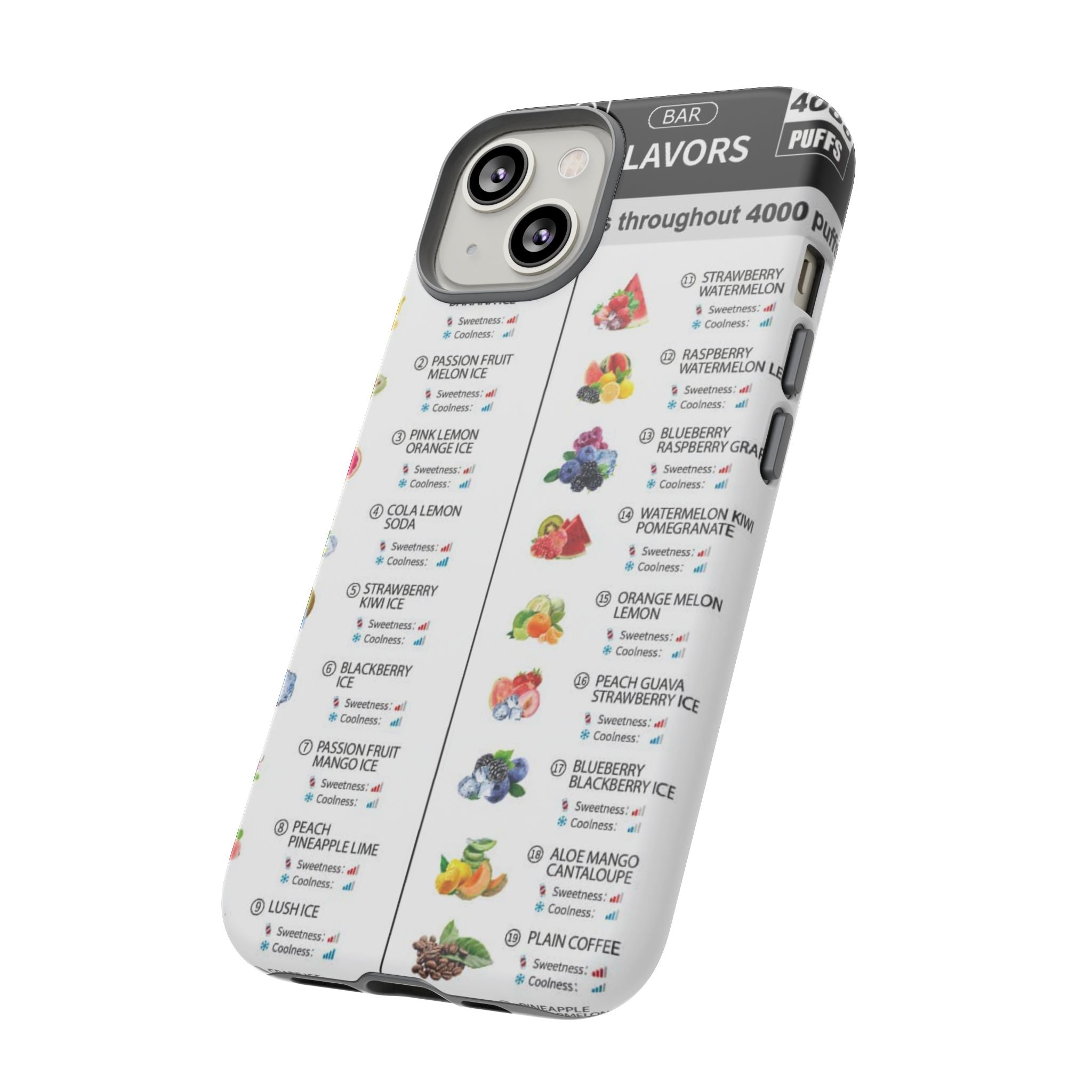 Vape Menu - Tough Case