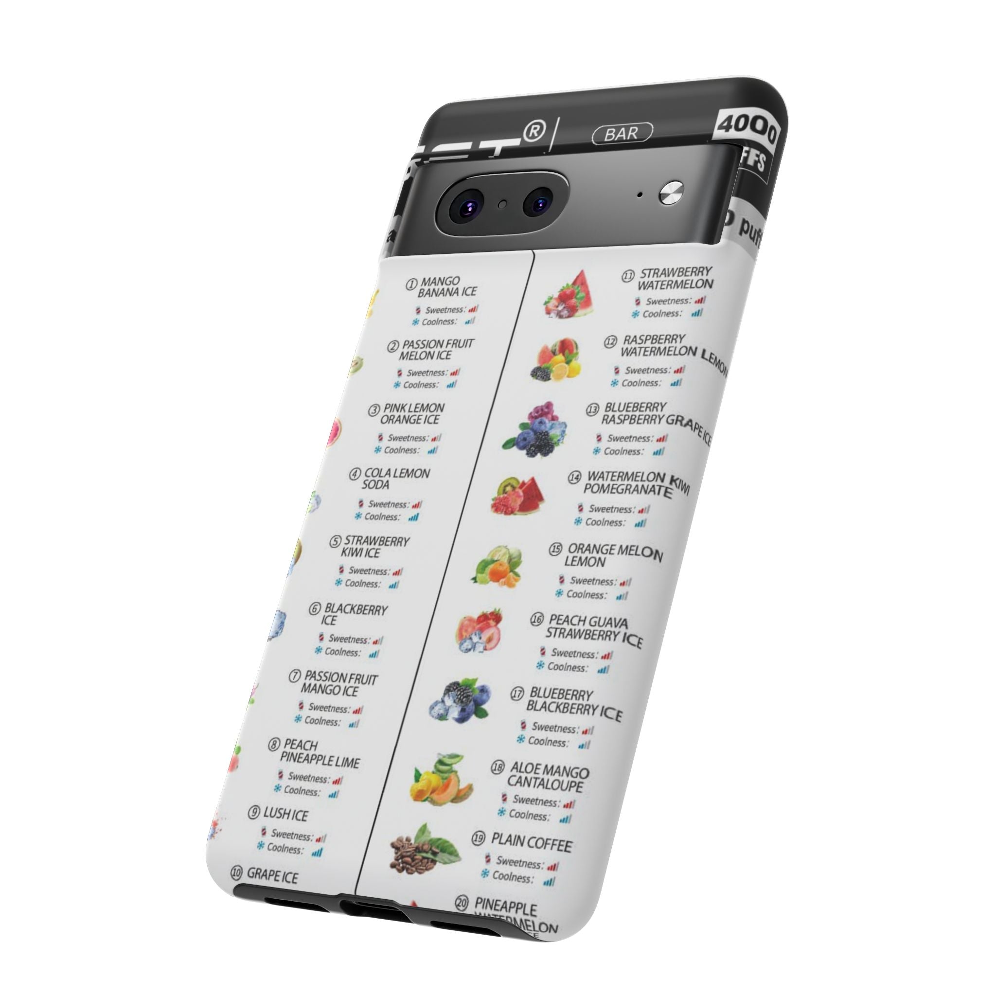 Vape Menu - Tough Case