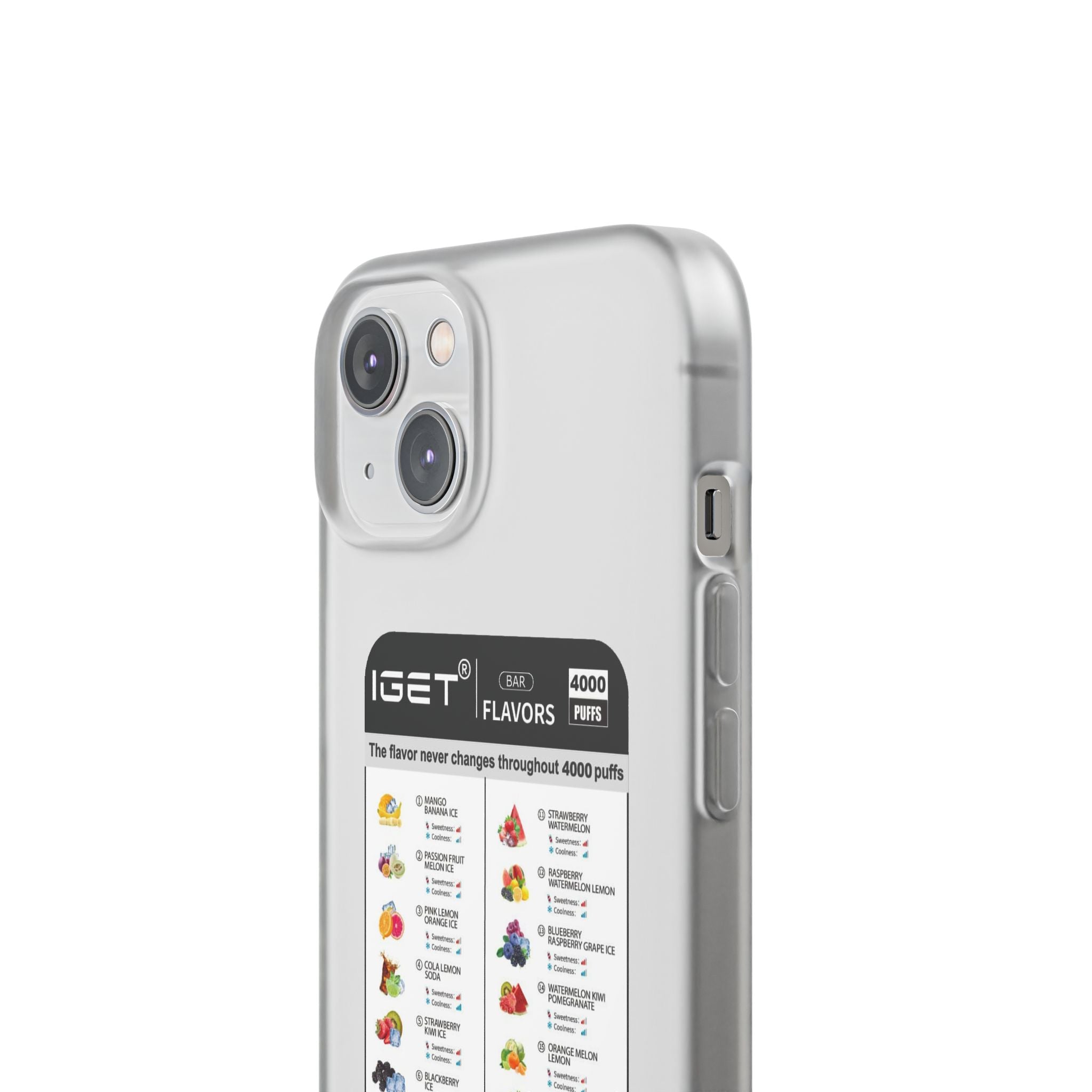 Vape Menu - Flexi Case