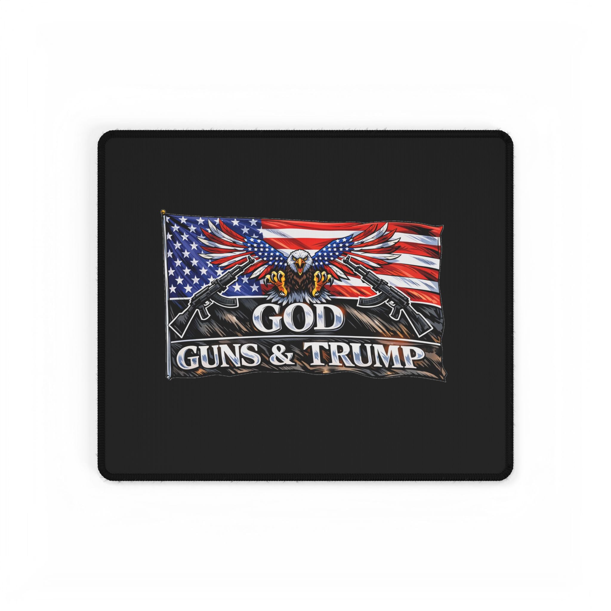 God, Guns & Trump Mousepad