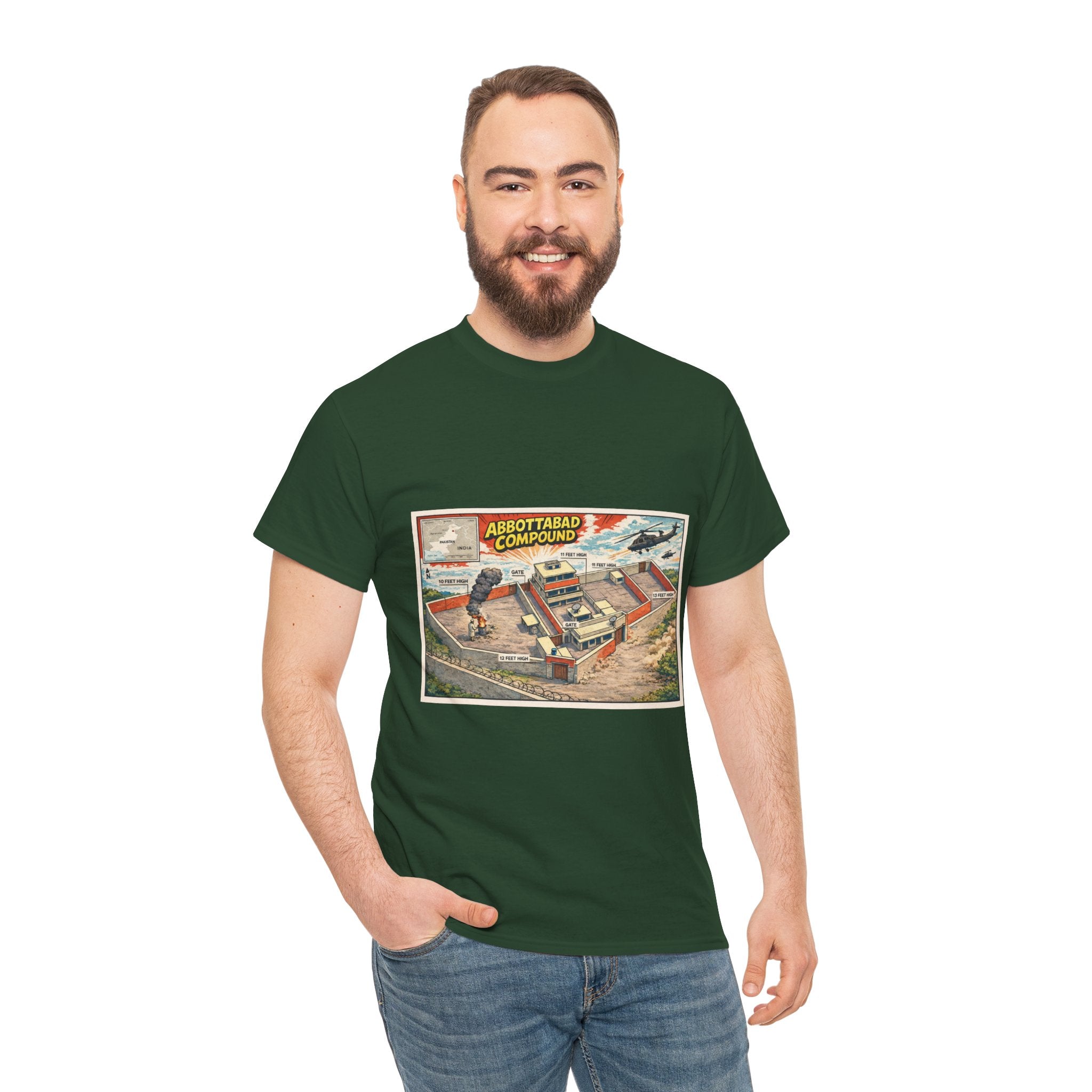 Abbottabad Compound Comic - T-Shirt