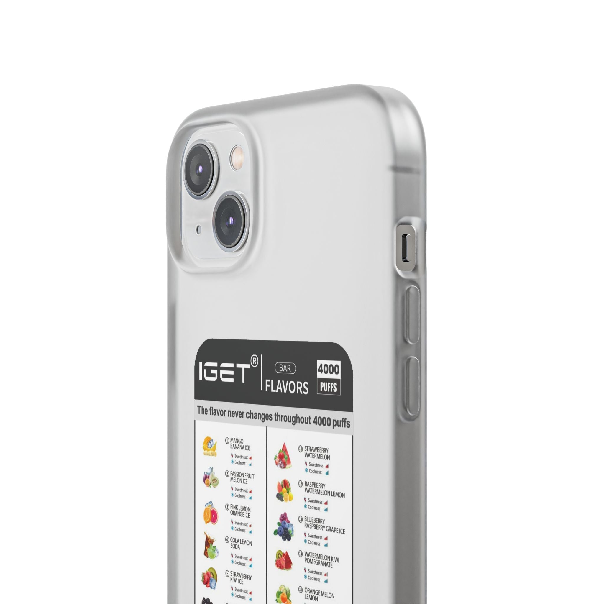 Vape Menu - Flexi Case