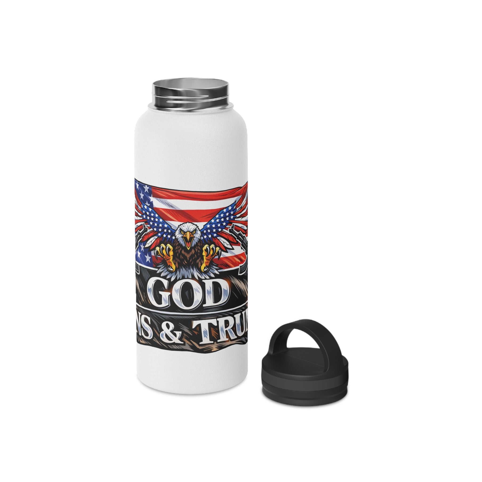 God, Guns & Glory Stainless Steel Bottle