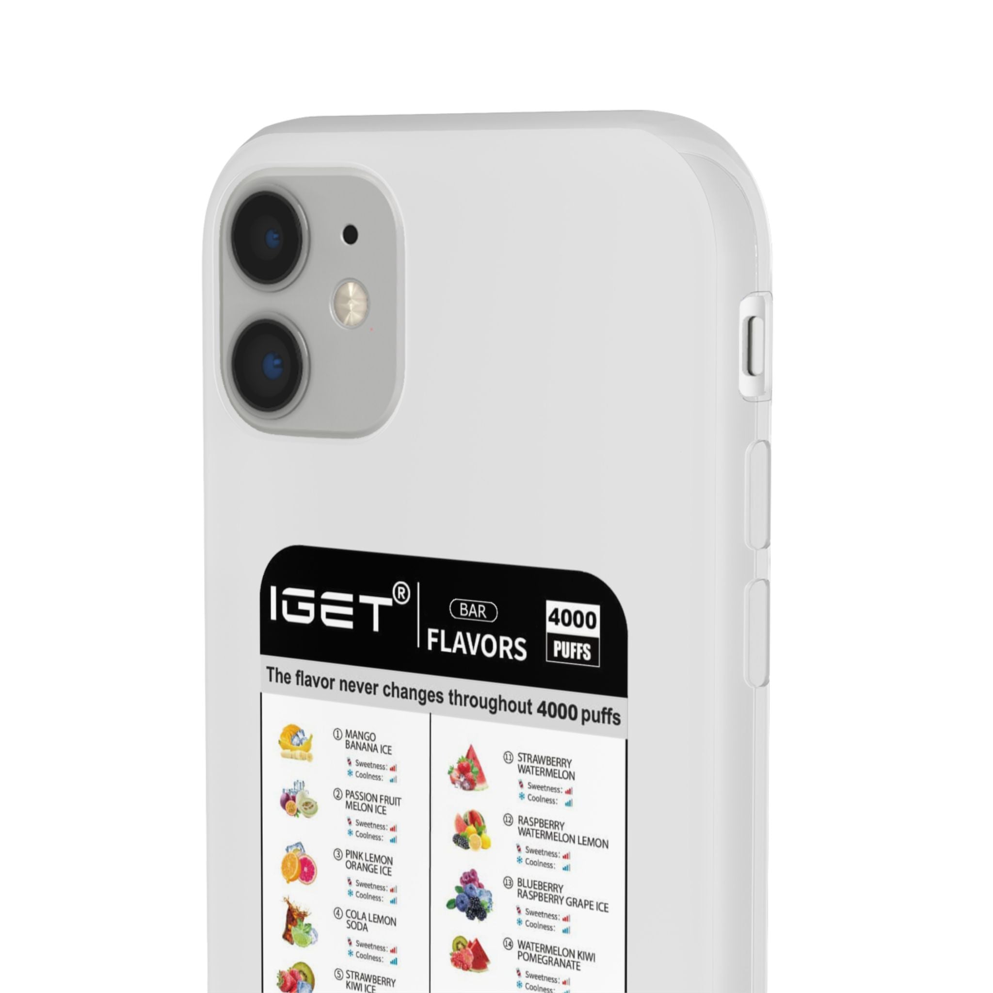 Vape Menu - Flexi Case