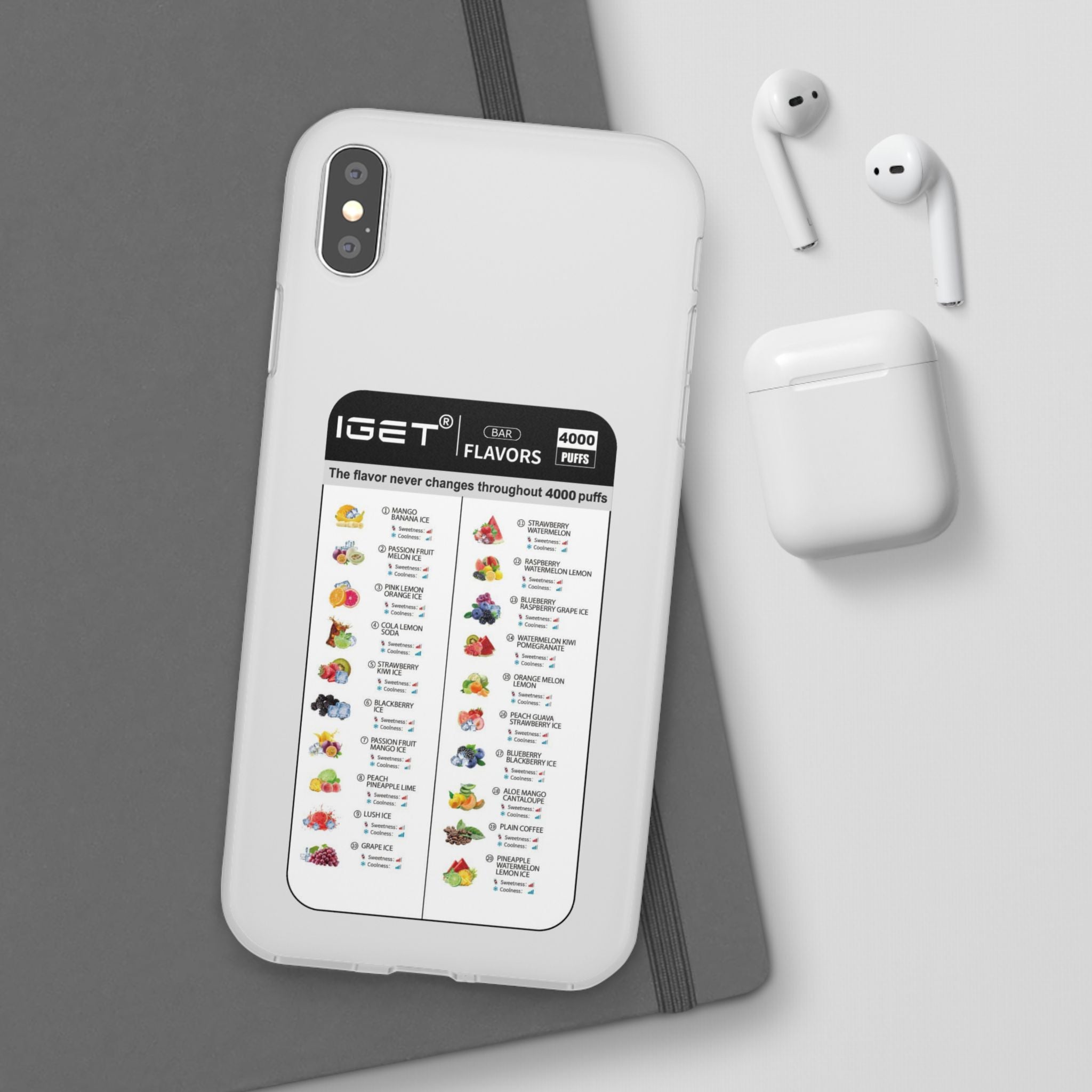 Vape Menu - Flexi Case