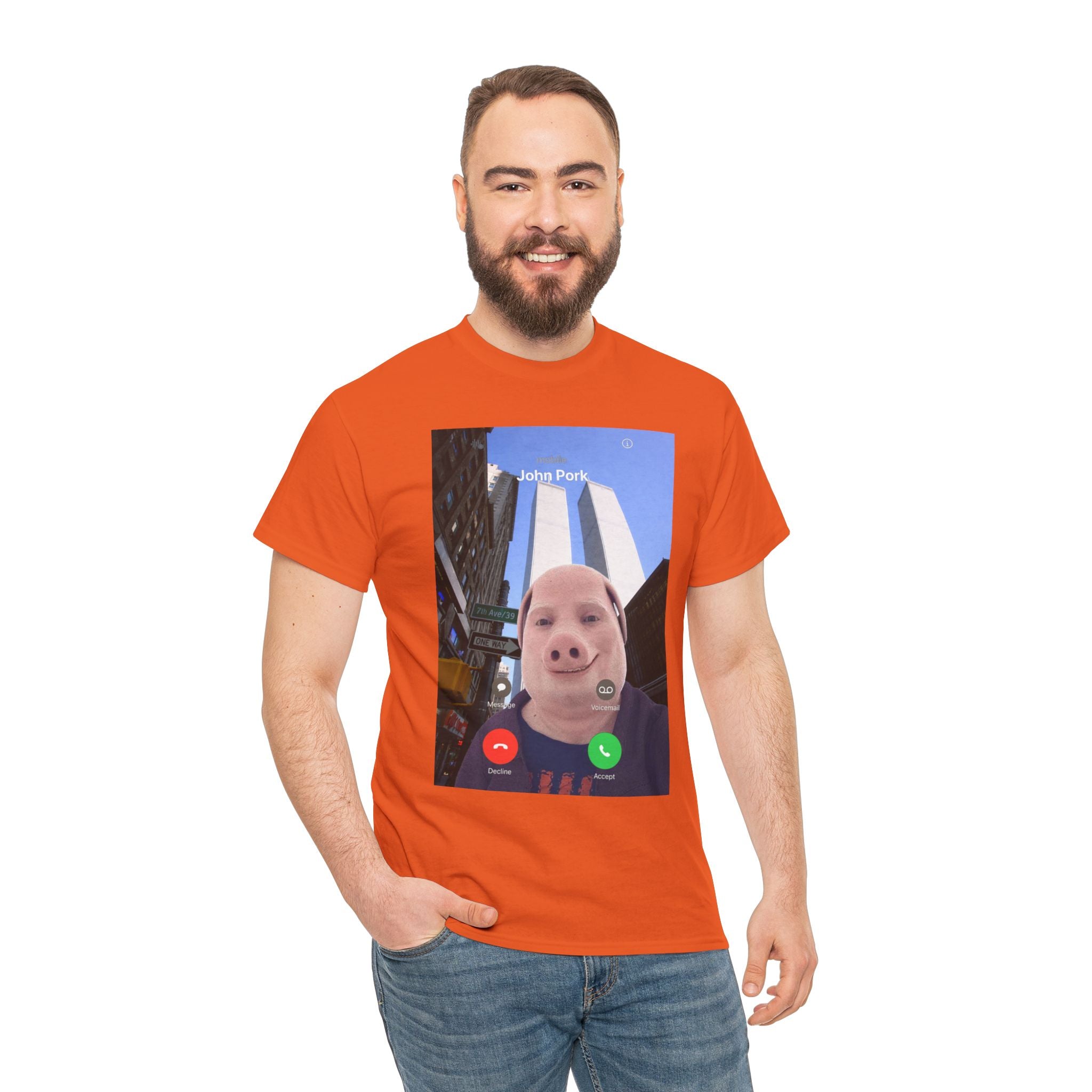 John Pork in New York - T-Shirt