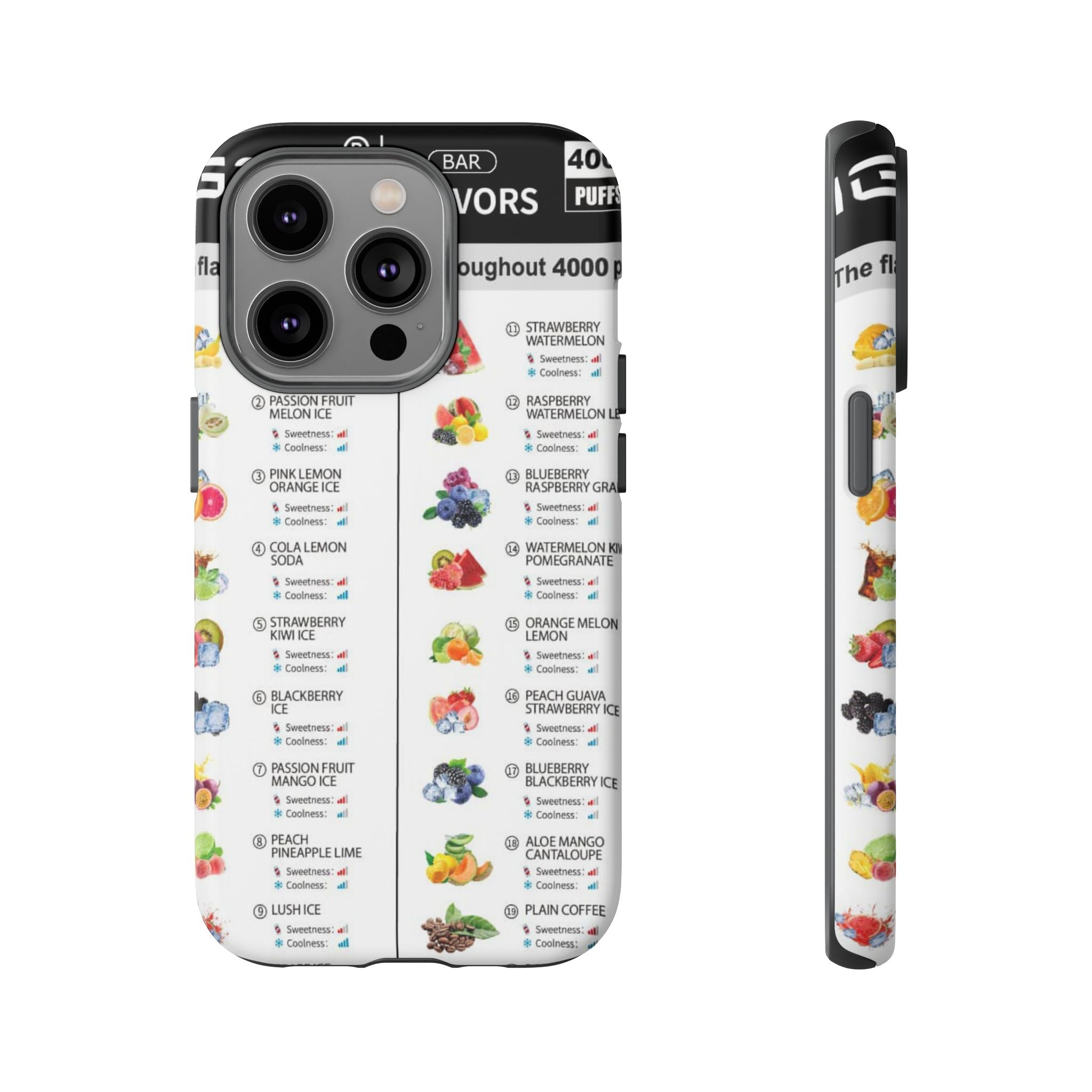 Vape Menu - Tough Case