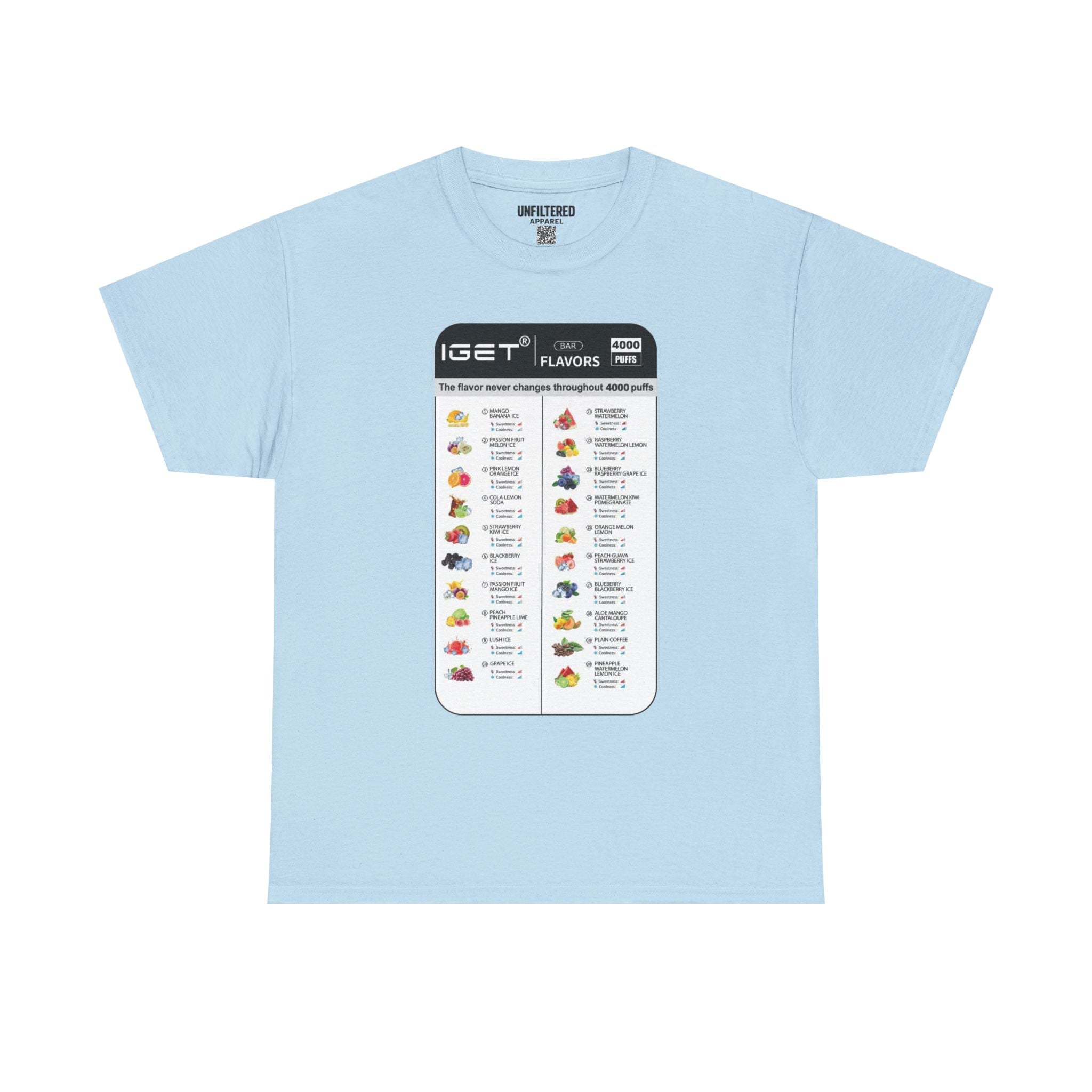 Vape Menu - T-Shirt