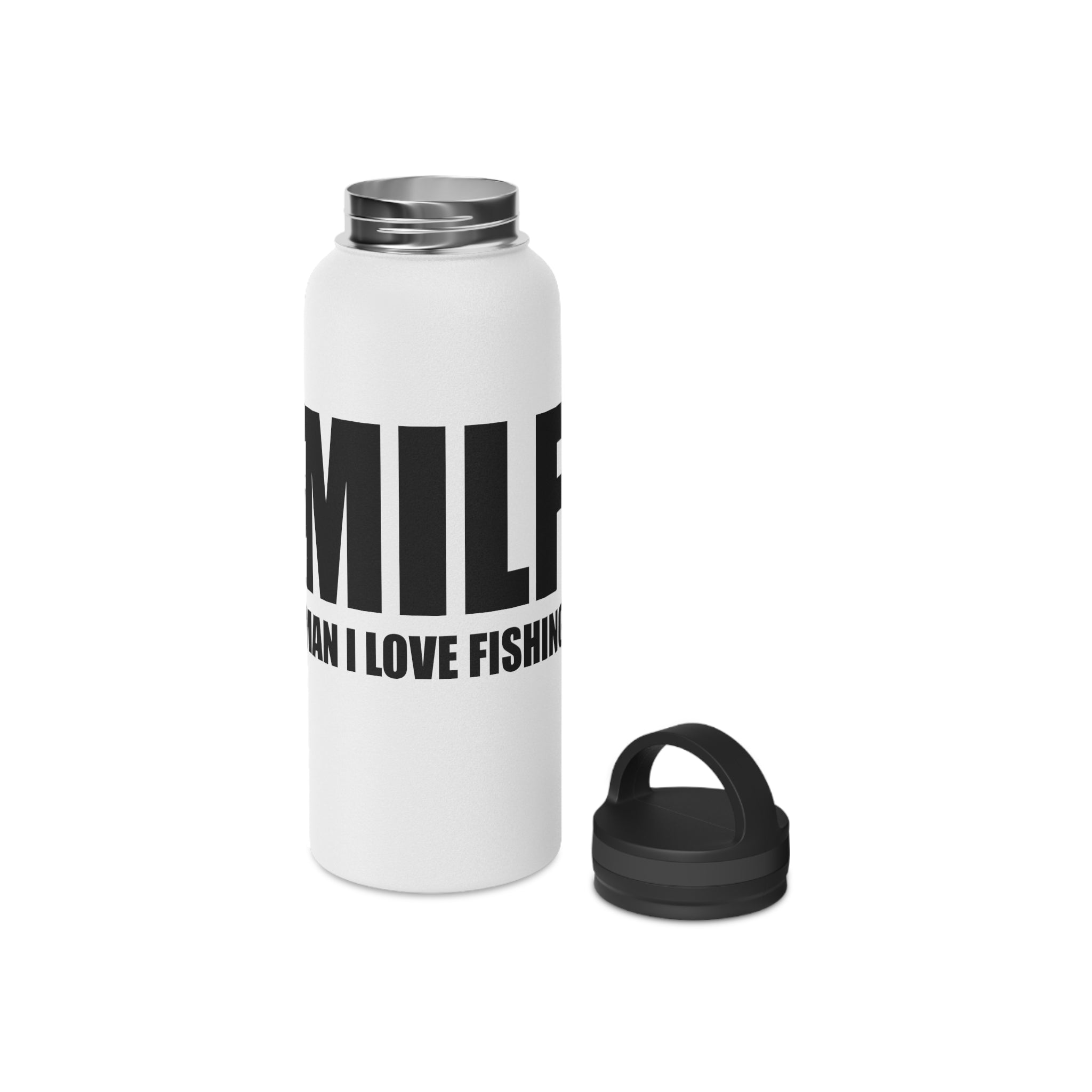 'Man I Love Fishing' Stainless Steel Bottle