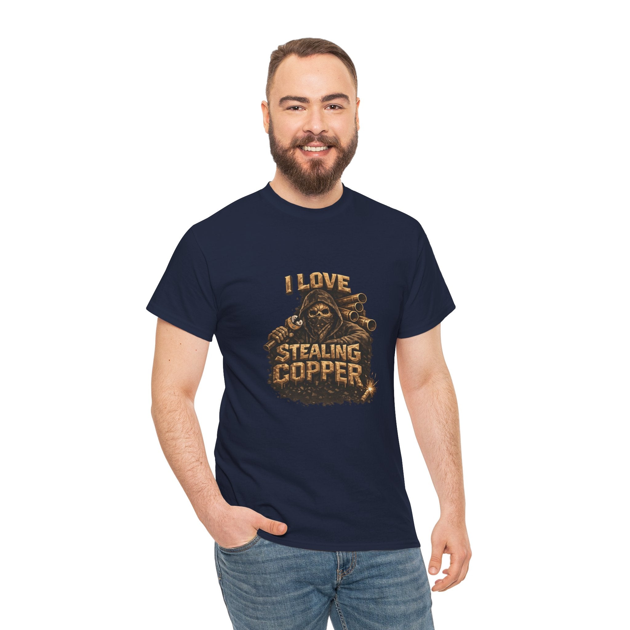 "I Love Stealing Copper" - T-Shirt