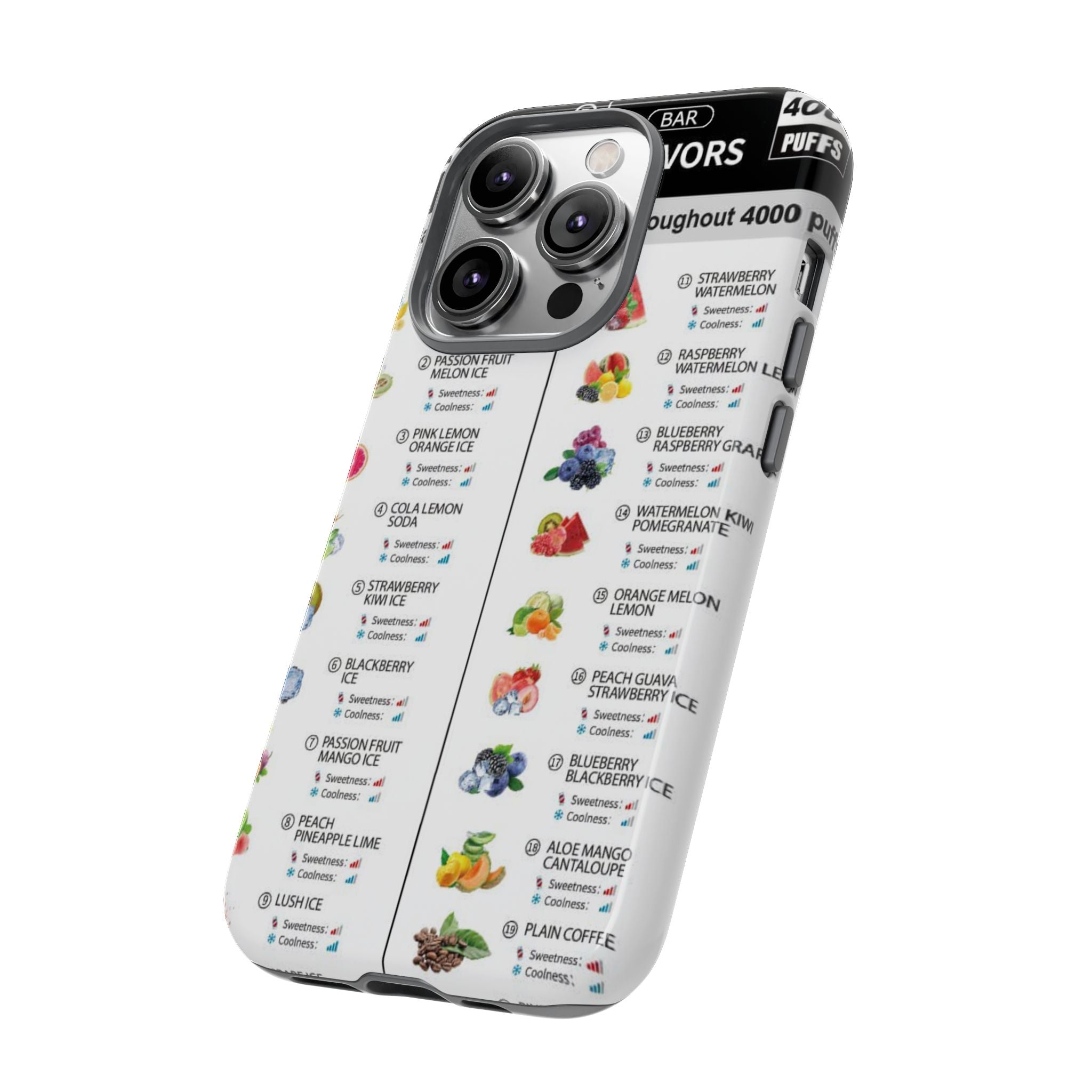 Vape Menu - Tough Case