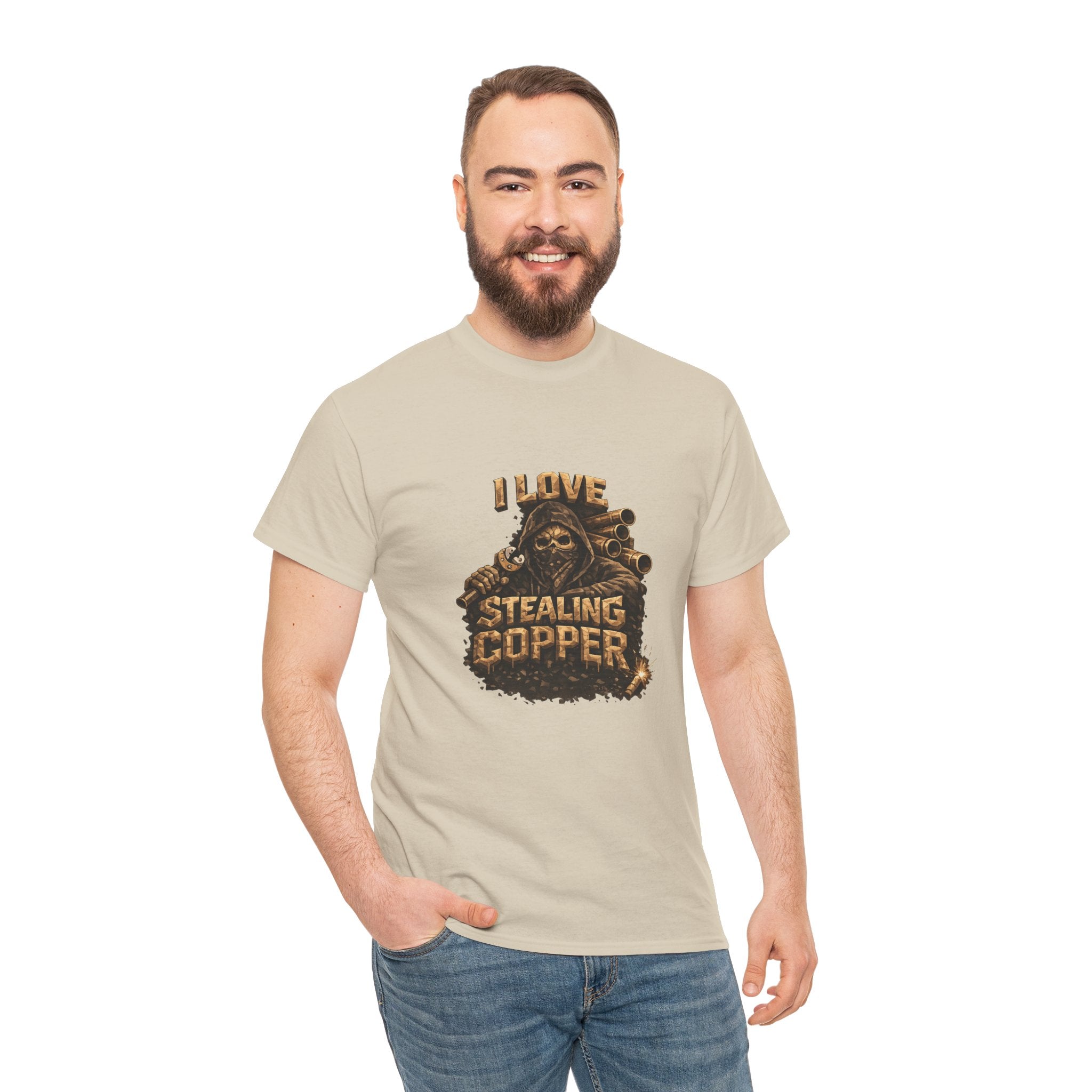 "I Love Stealing Copper" - T-Shirt