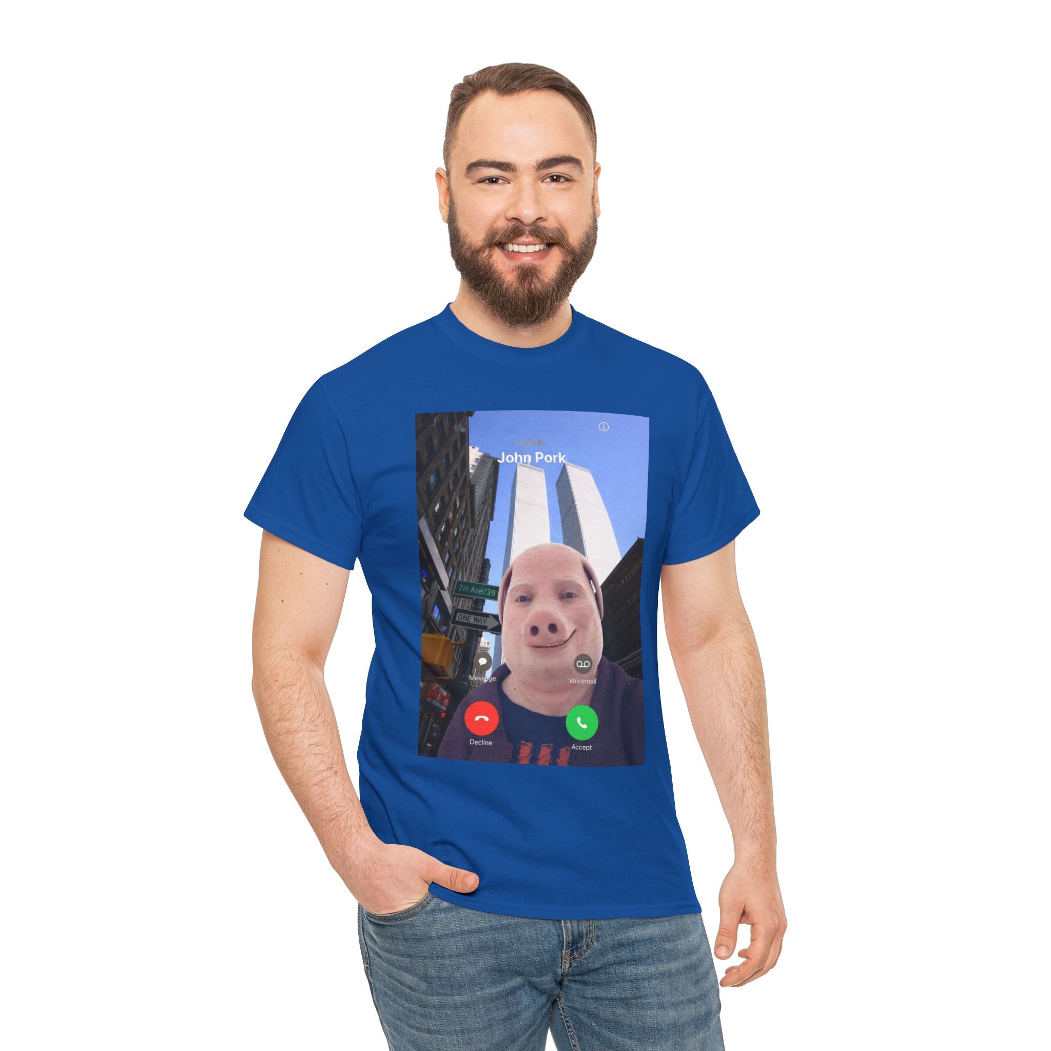 John Pork in New York - T-Shirt