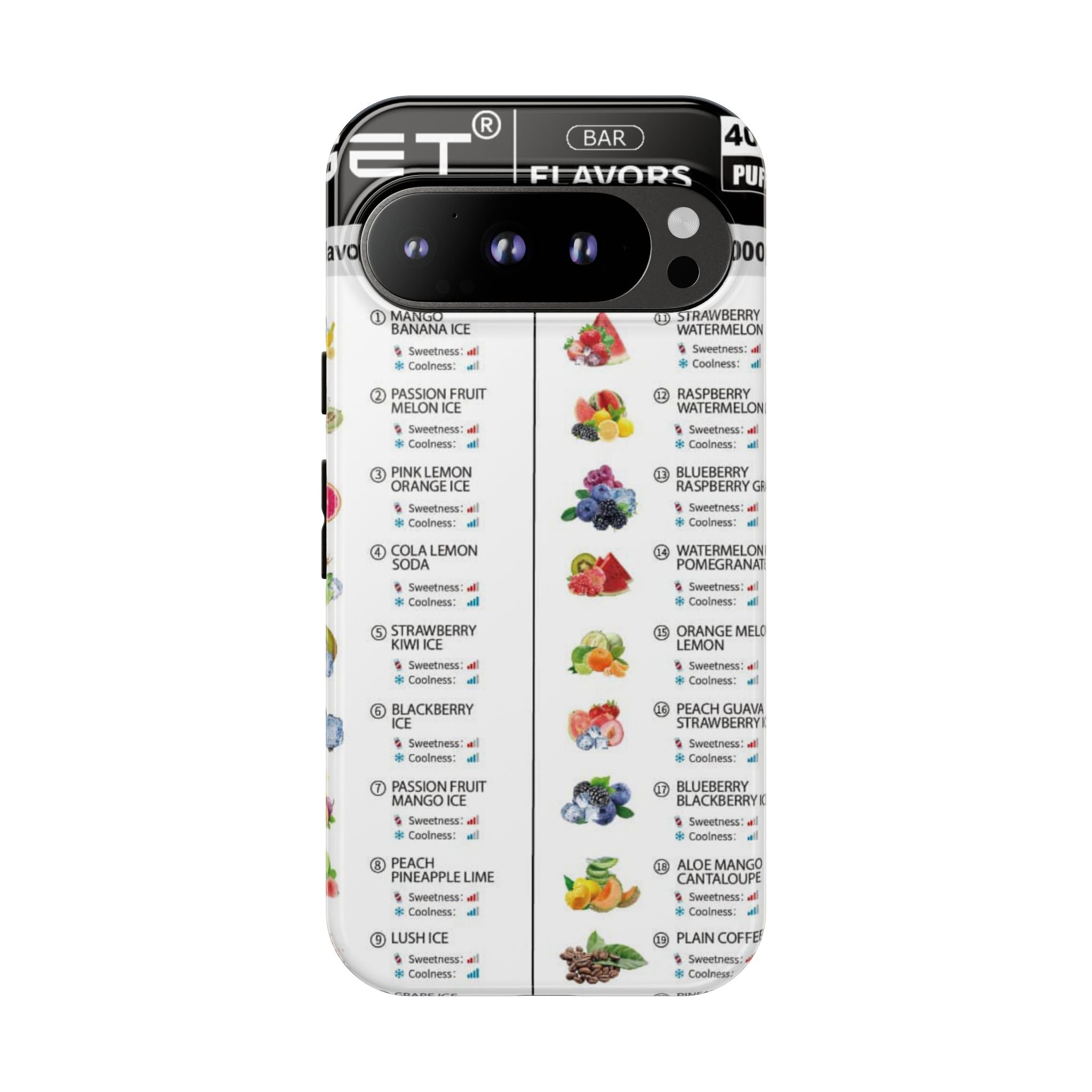 Vape Menu - Tough Case