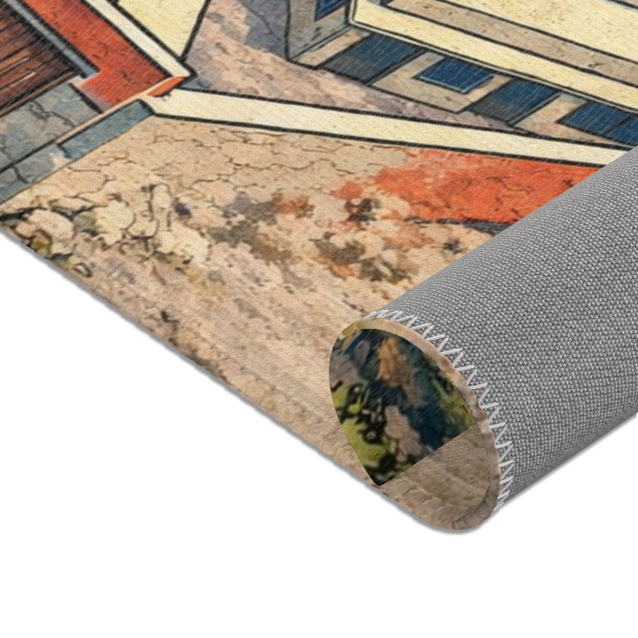 'Abbottabad Compound' Comic Rug