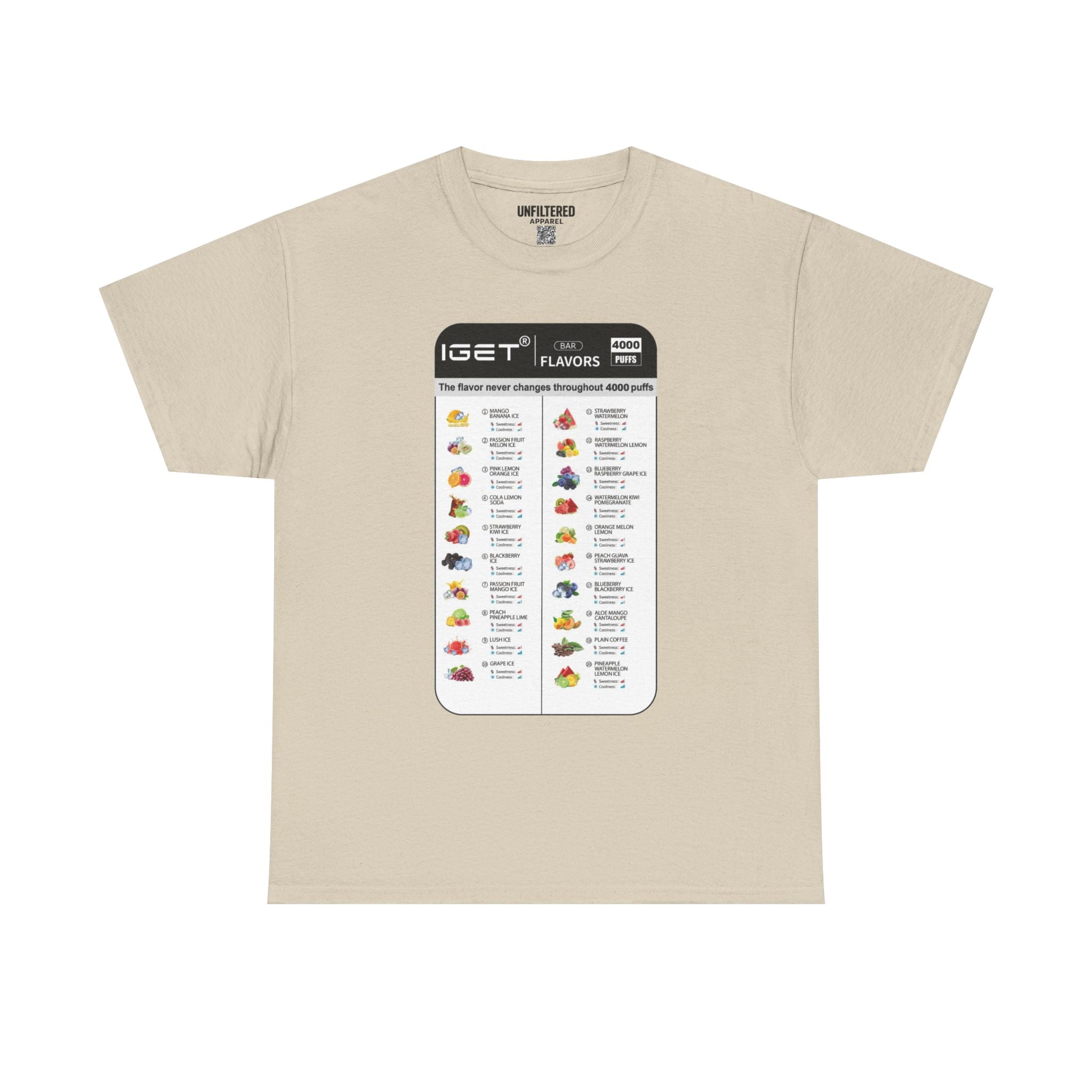 Vape Menu - T-Shirt