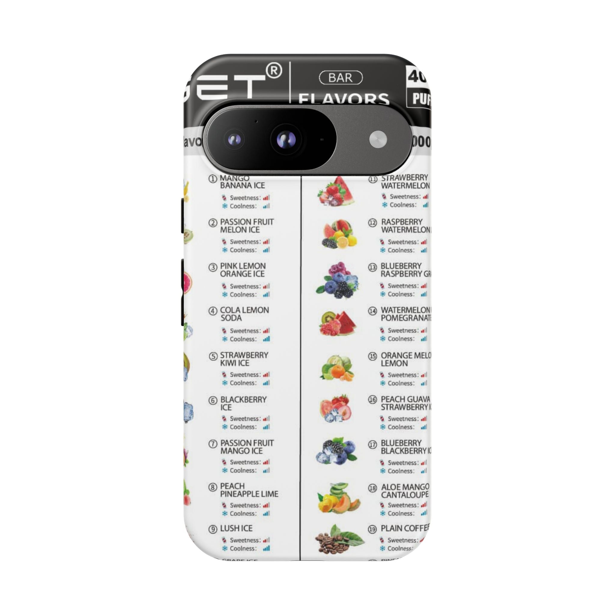 Vape Menu - Tough Case