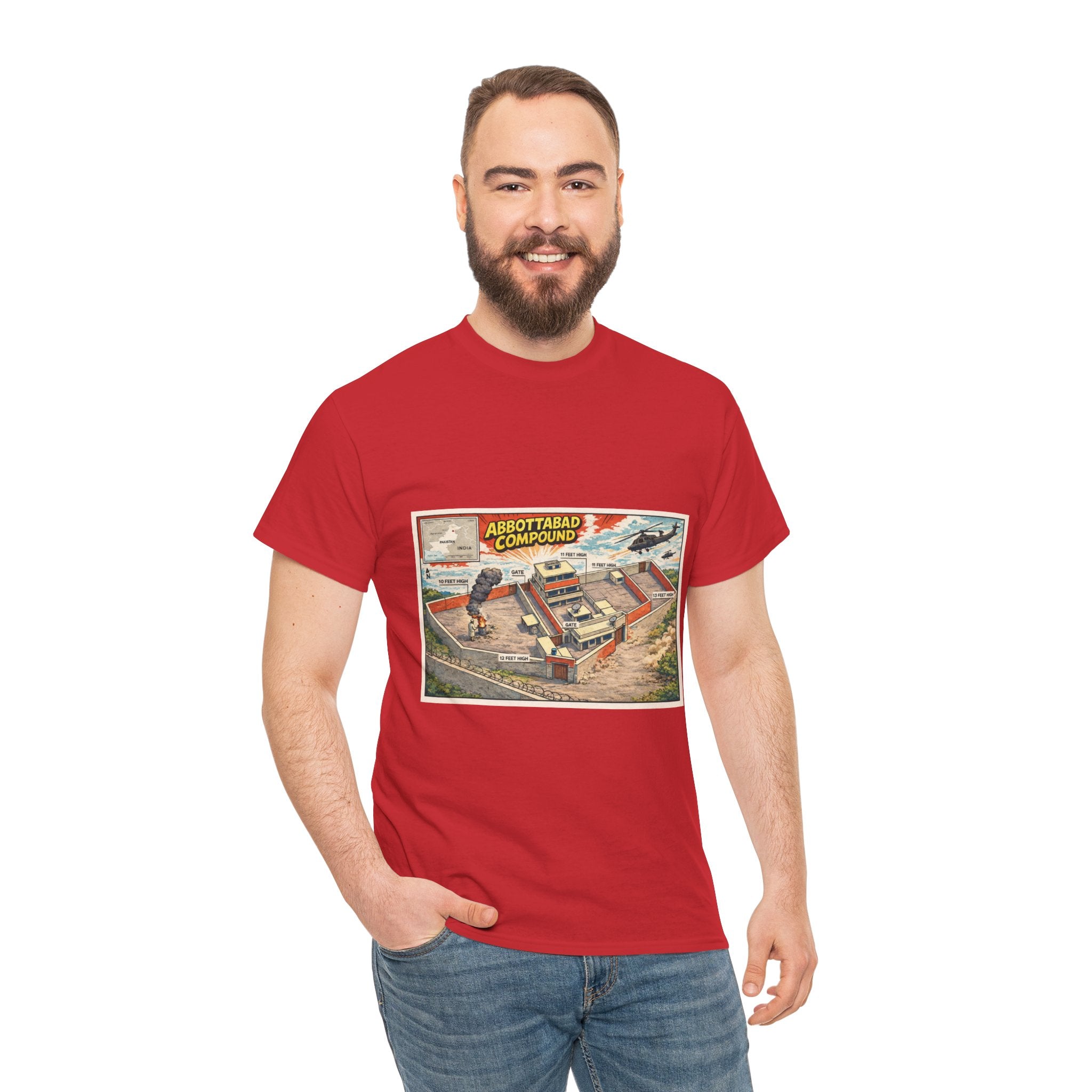 Abbottabad Compound Comic - T-Shirt