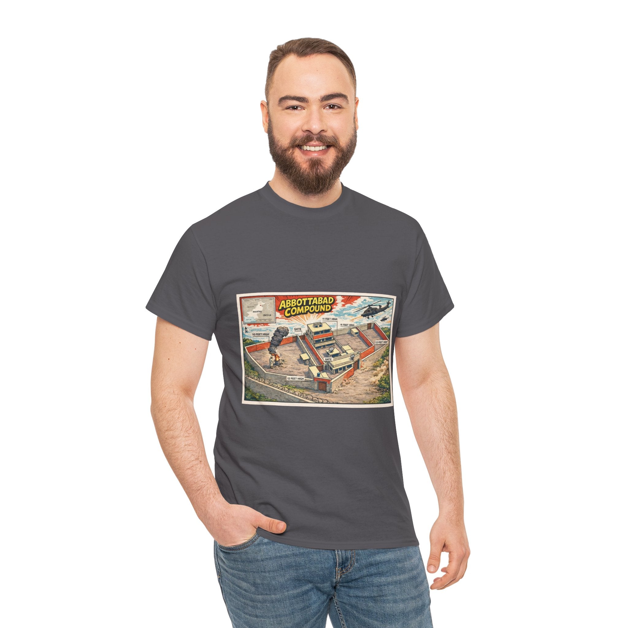 Abbottabad Compound Comic - T-Shirt