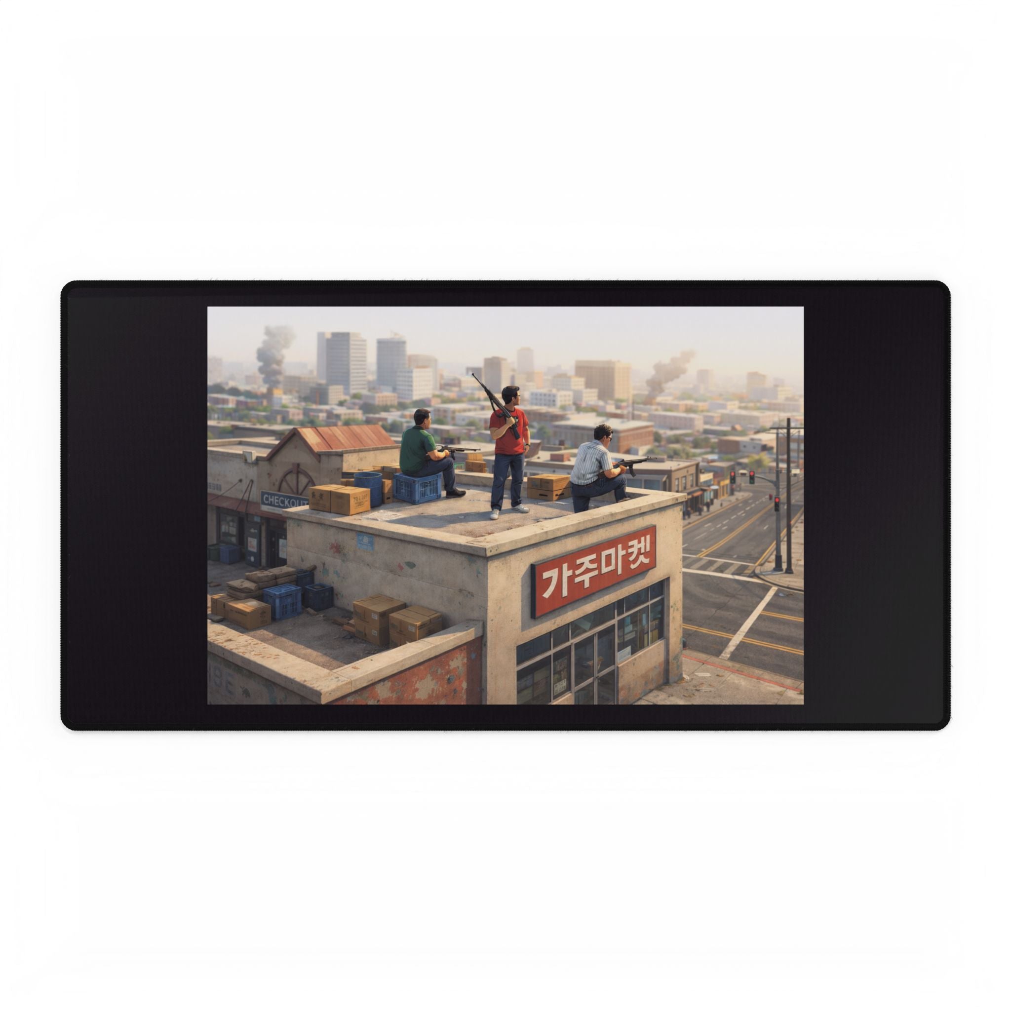 Korean Rooftop Mousepad