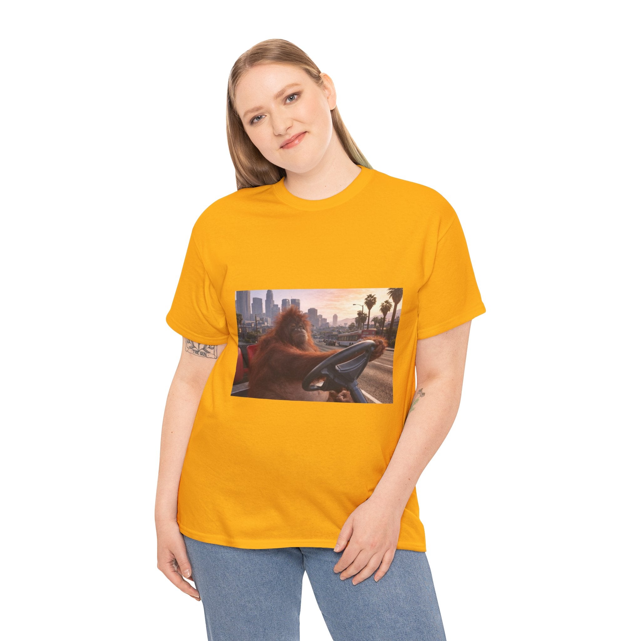 Orangutan Driving Los Santos - T-Shirt