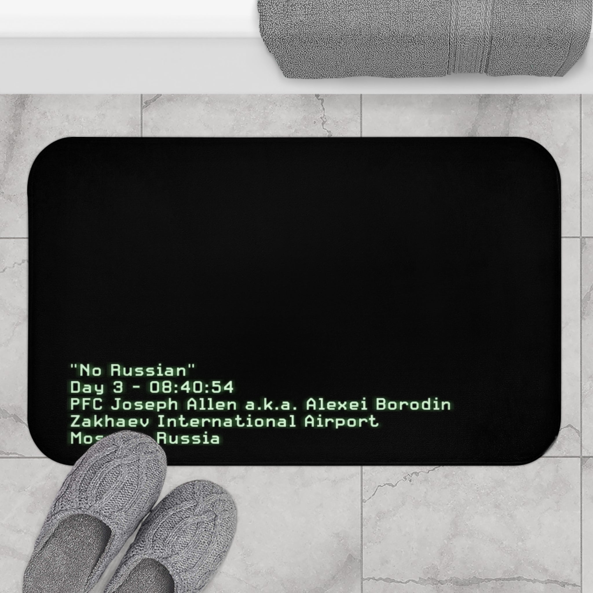 'No Russian' - Bathmat