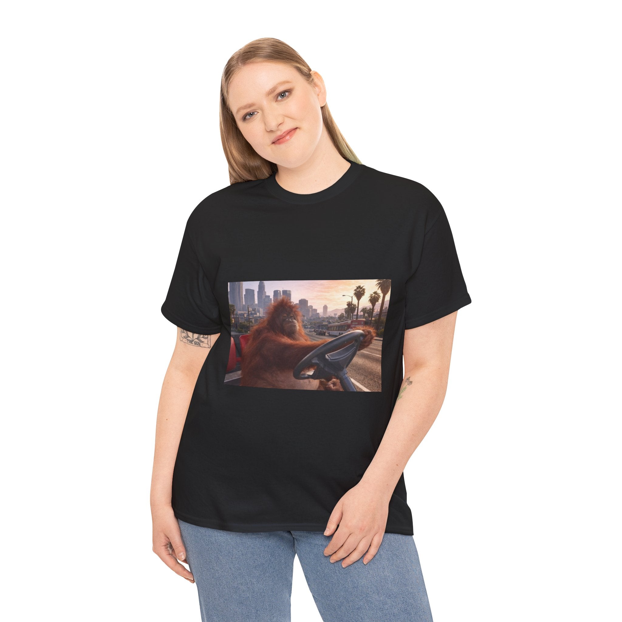 Orangutan Driving Los Santos - T-Shirt