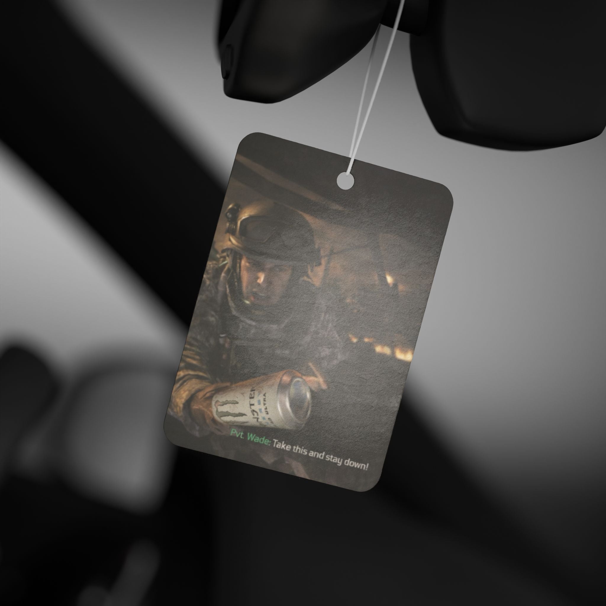 'Take this and Stay Down!' -  Car Air Freshener