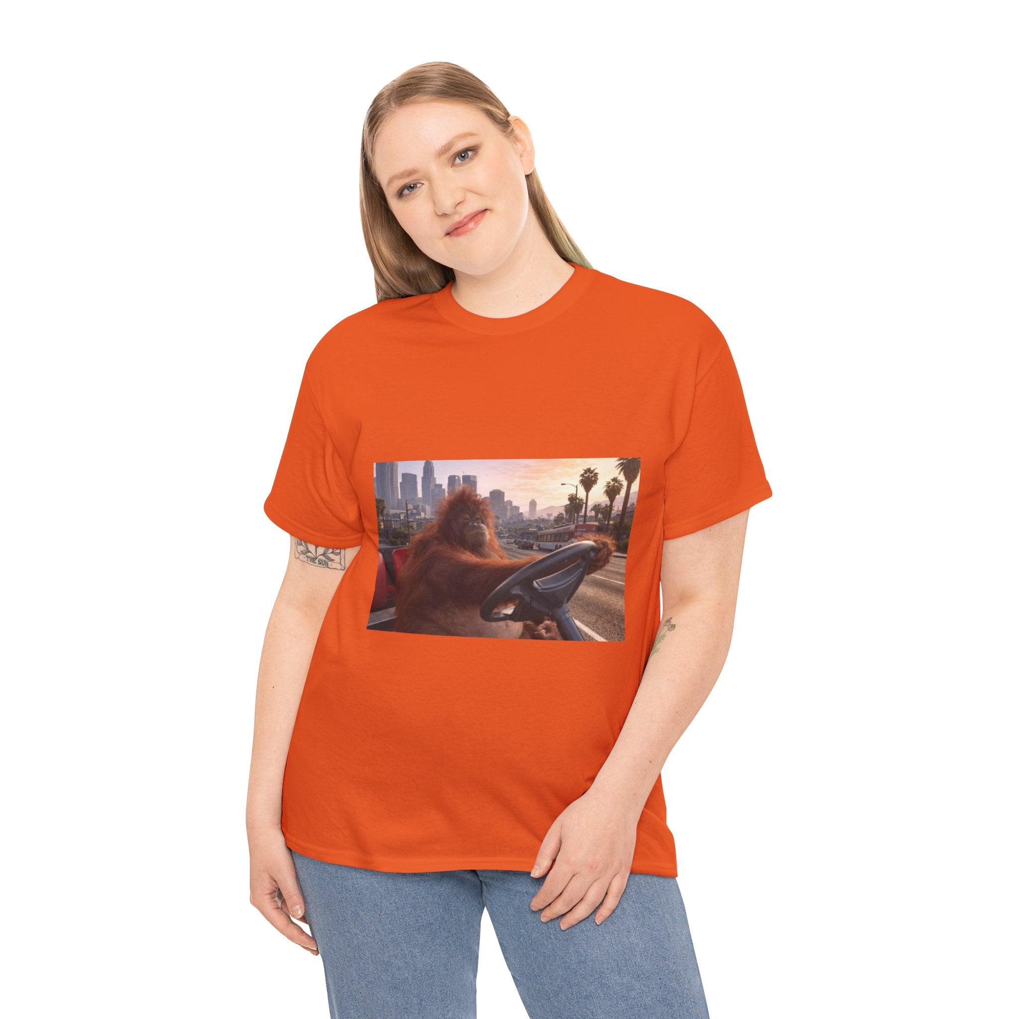 Orangutan Driving Los Santos - T-Shirt
