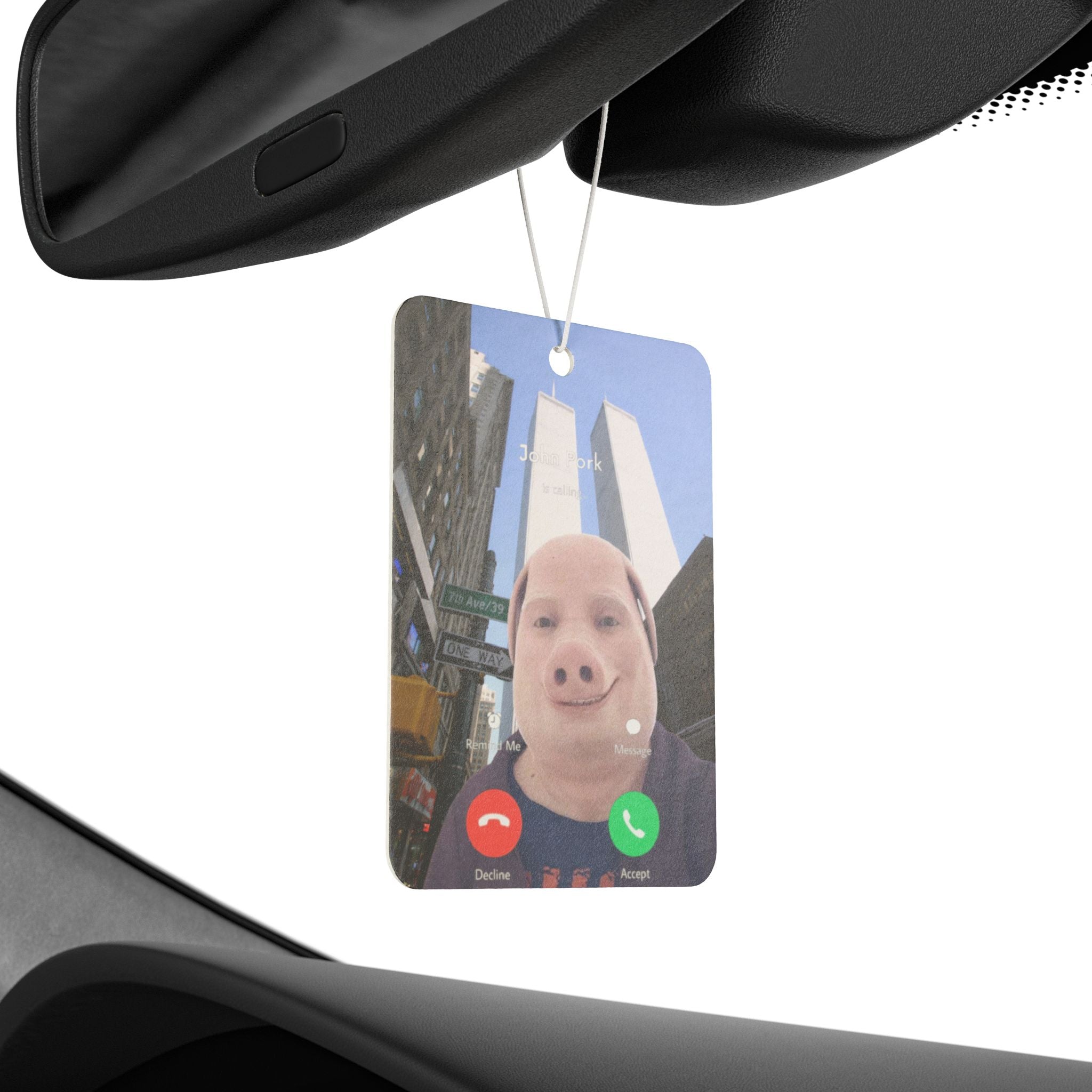 Porkious Calling -  Car Air Freshener