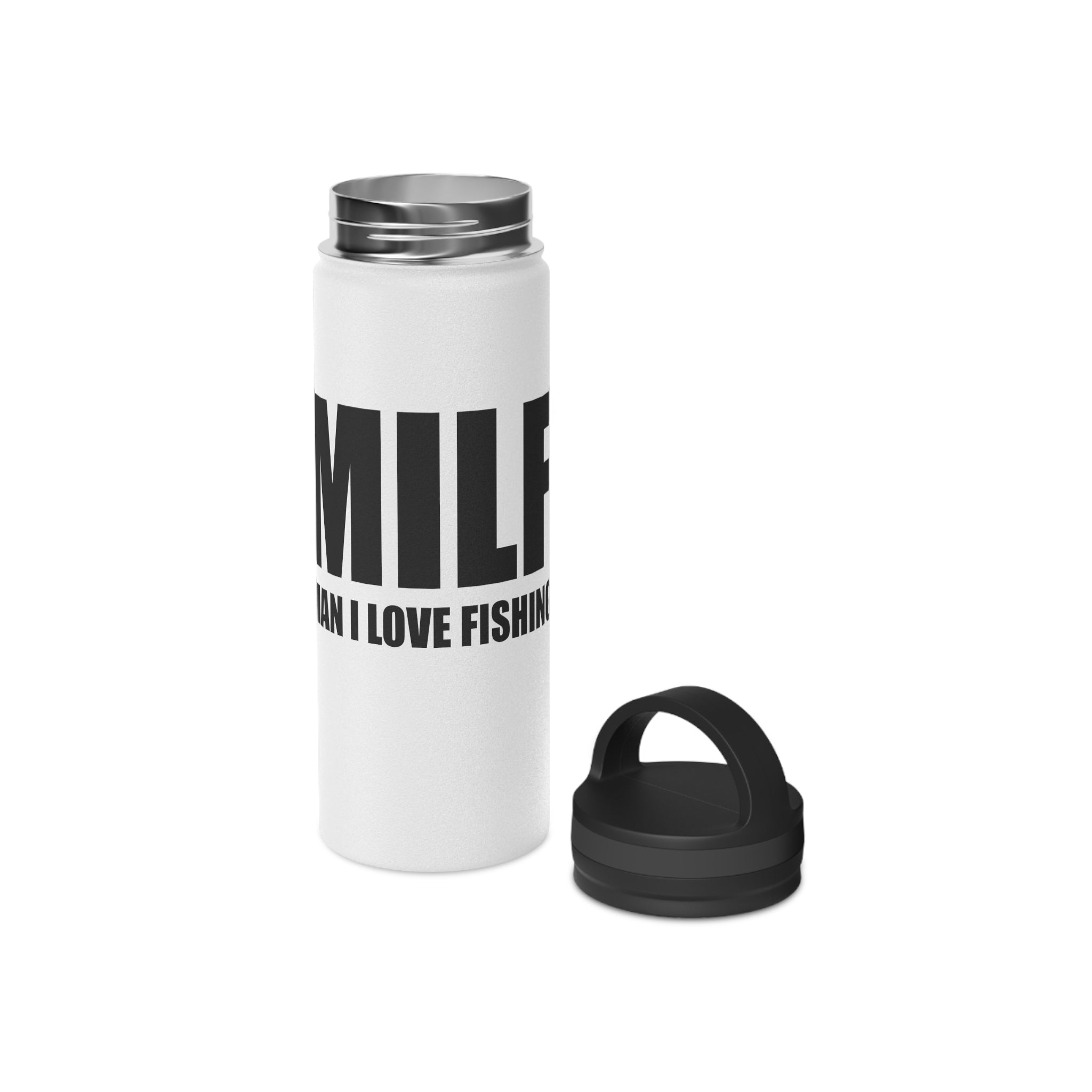 'Man I Love Fishing' Stainless Steel Bottle