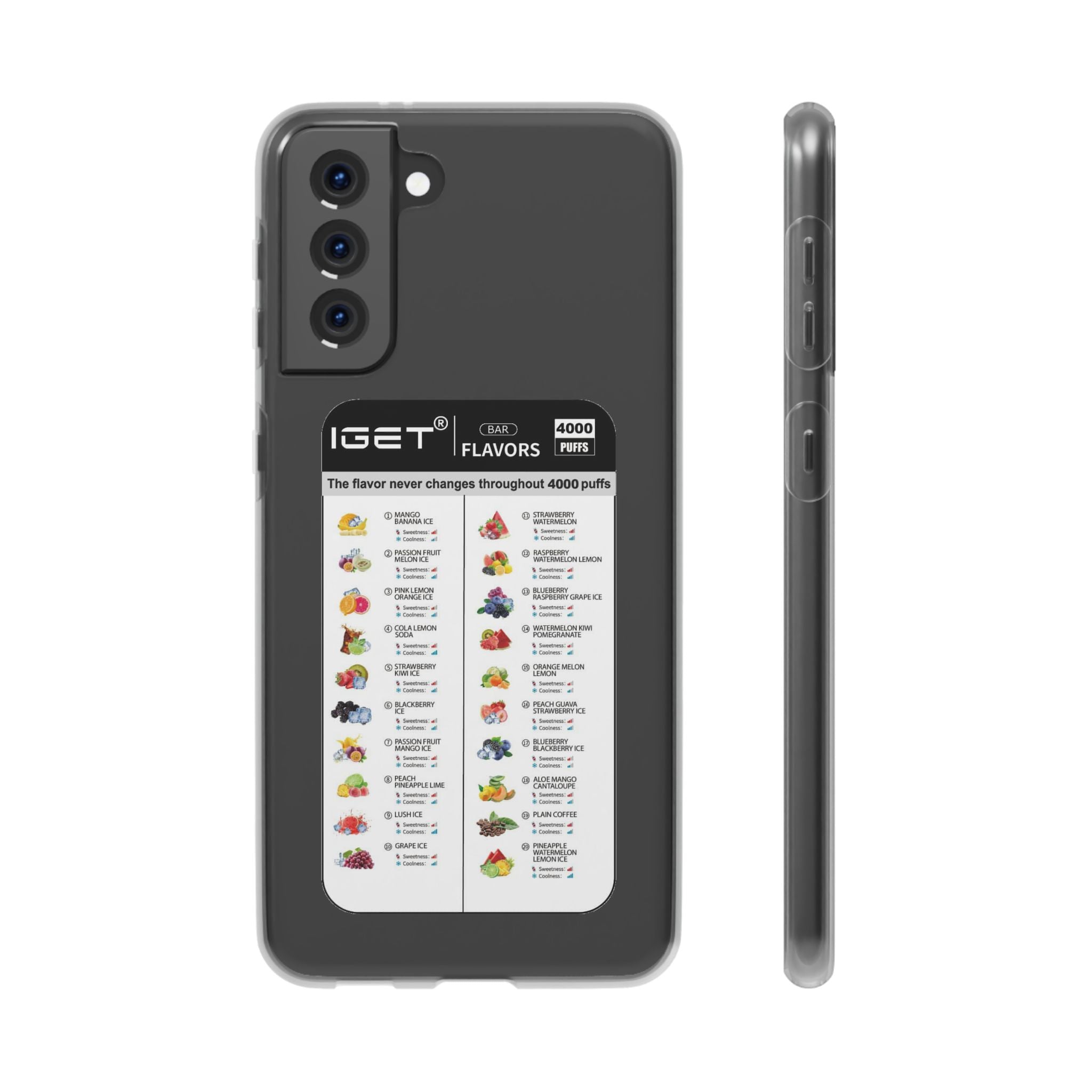 Vape Menu - Flexi Case