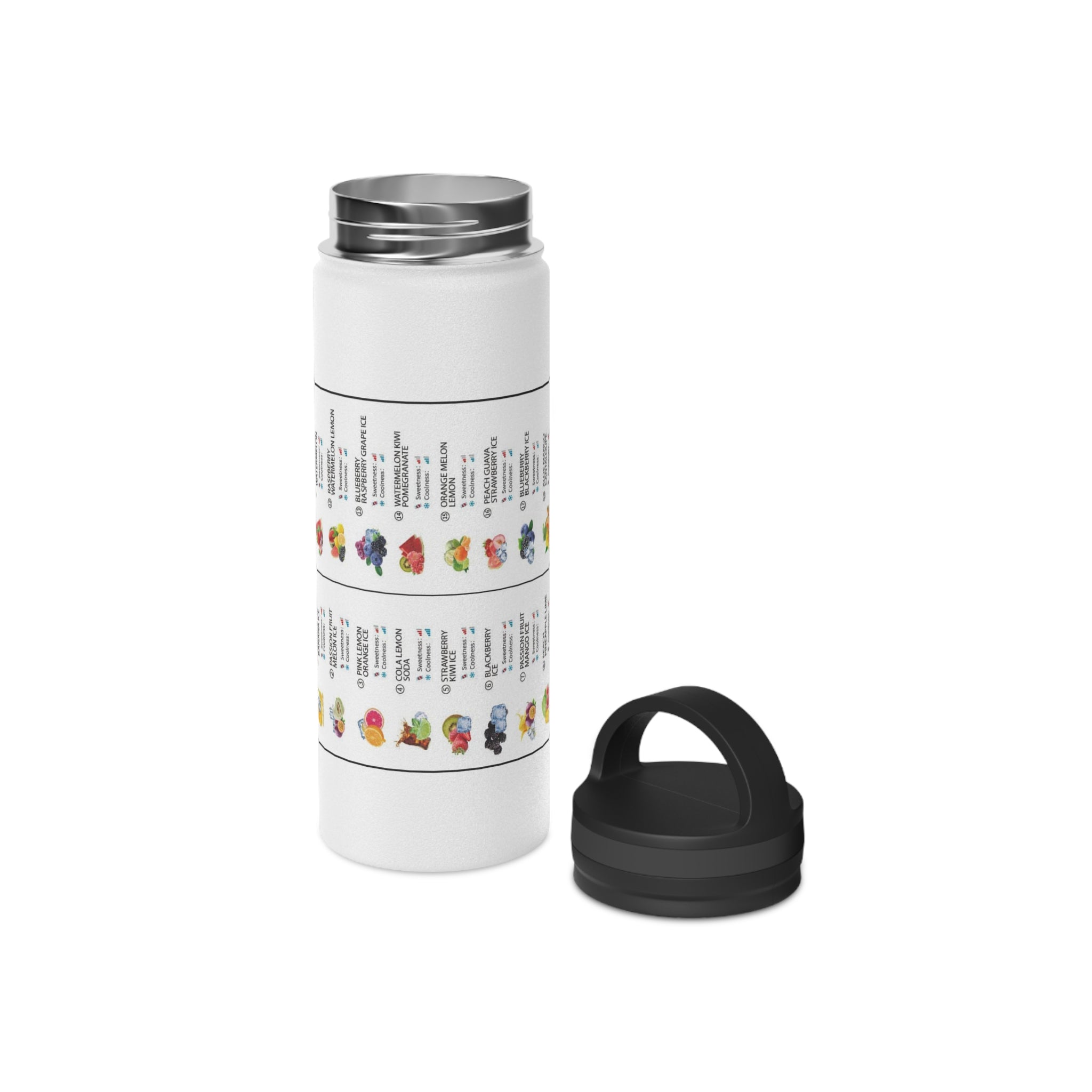 Vape Menu Stainless Steel Bottle