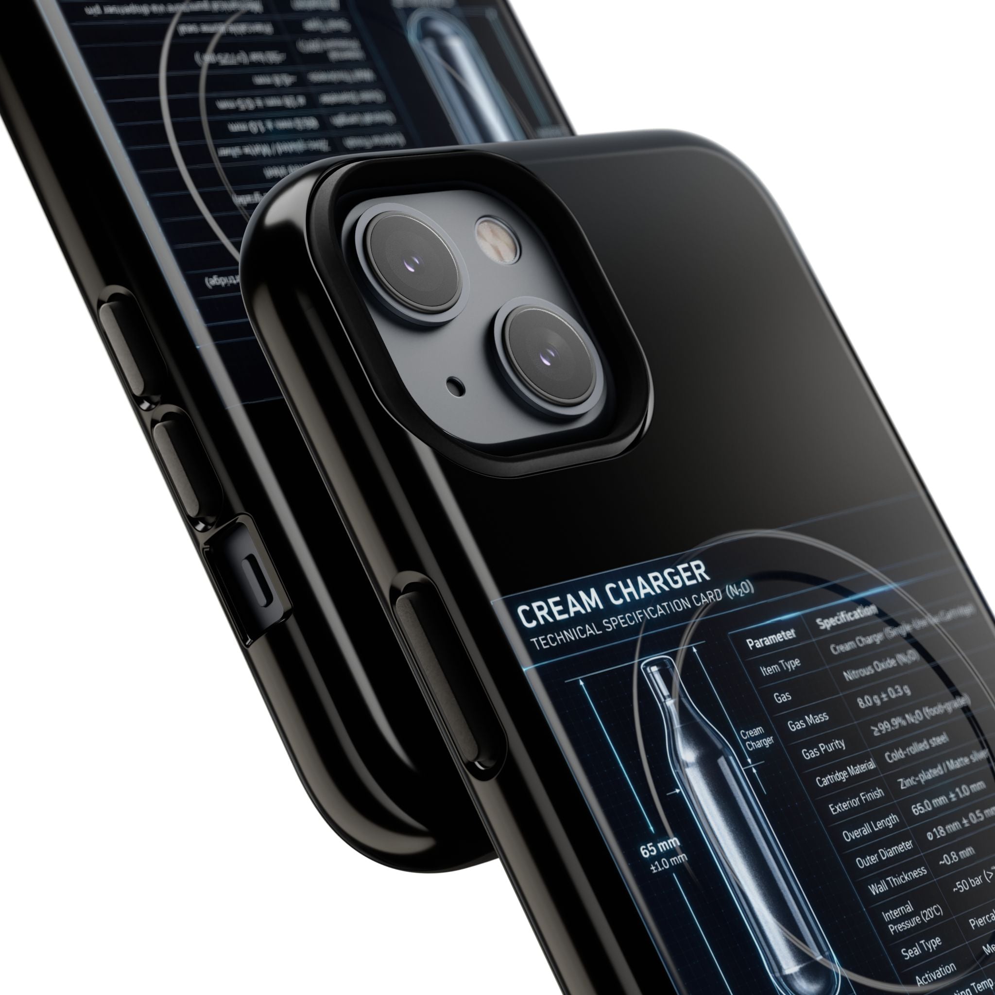 Cream Charger Blueprint - Tough Magnetic Case