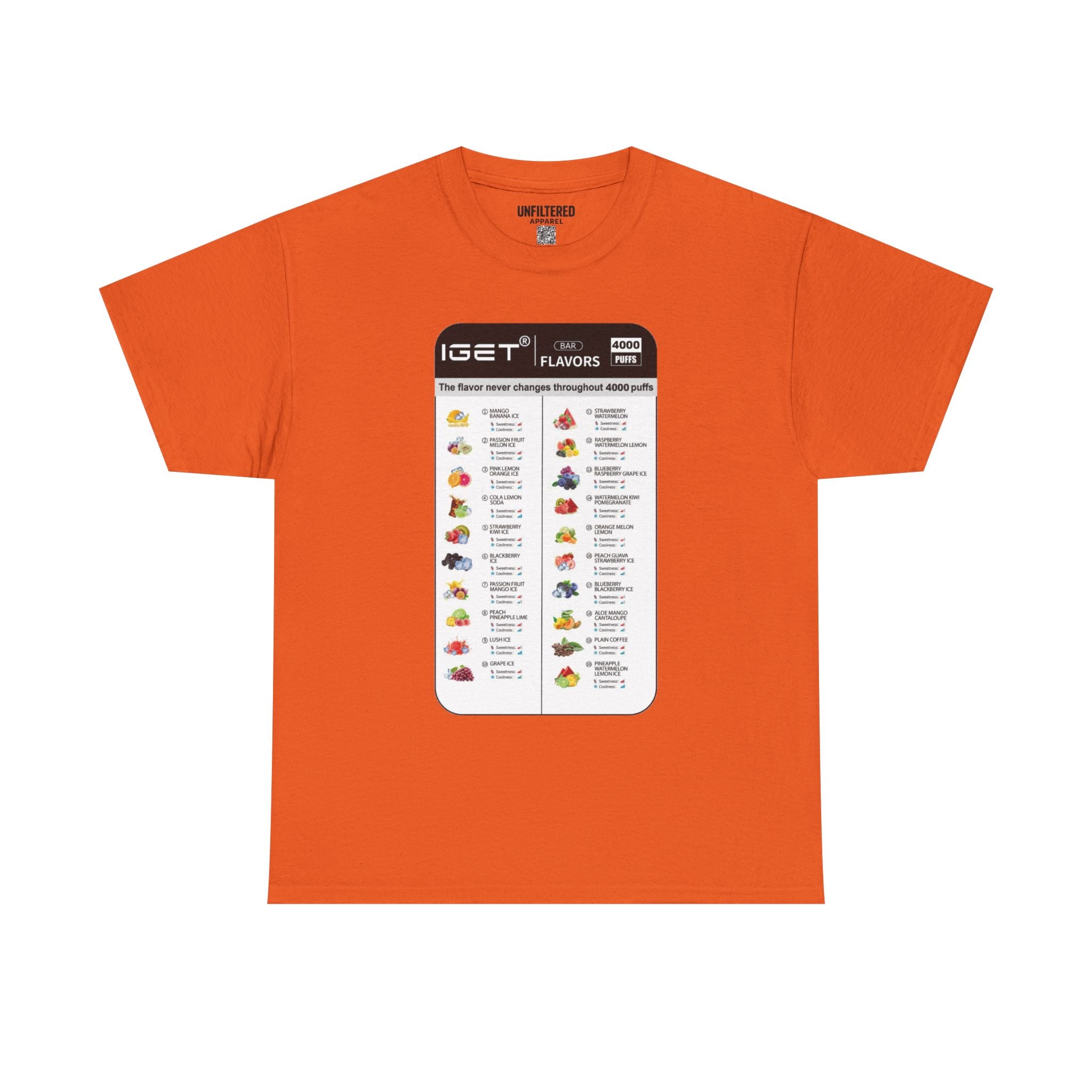 Vape Menu - T-Shirt