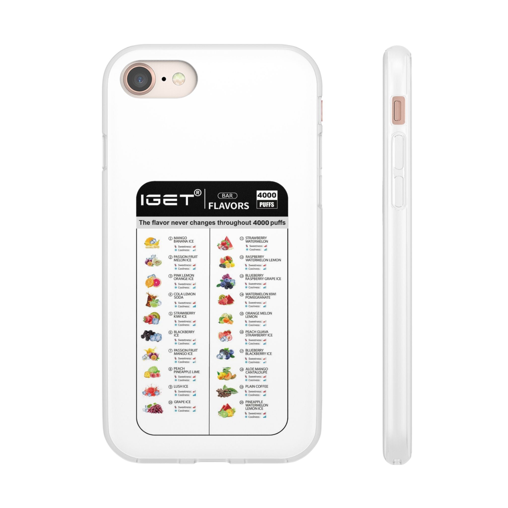 Vape Menu - Flexi Case