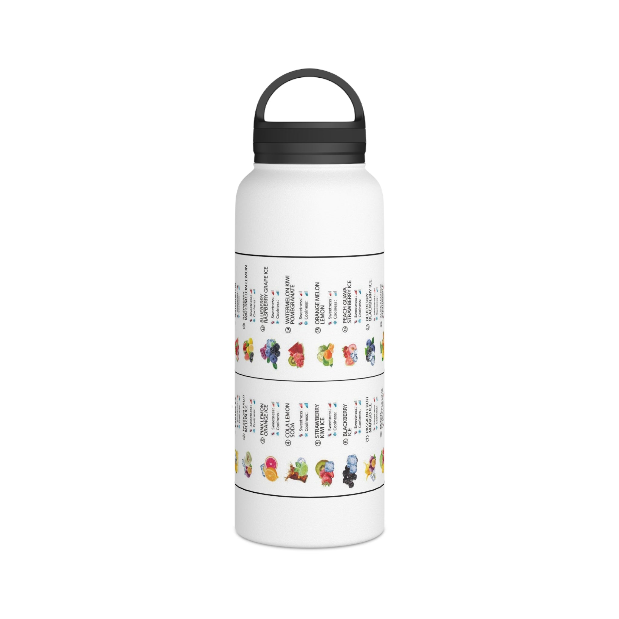 Vape Menu Stainless Steel Bottle