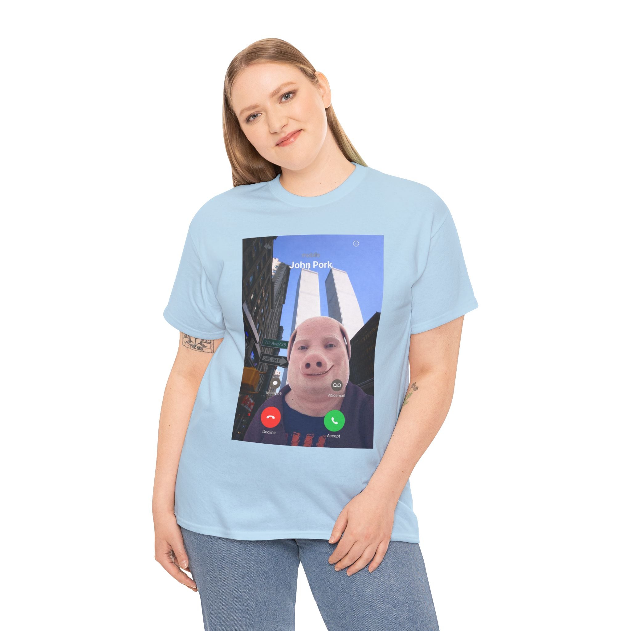 John Pork in New York - T-Shirt