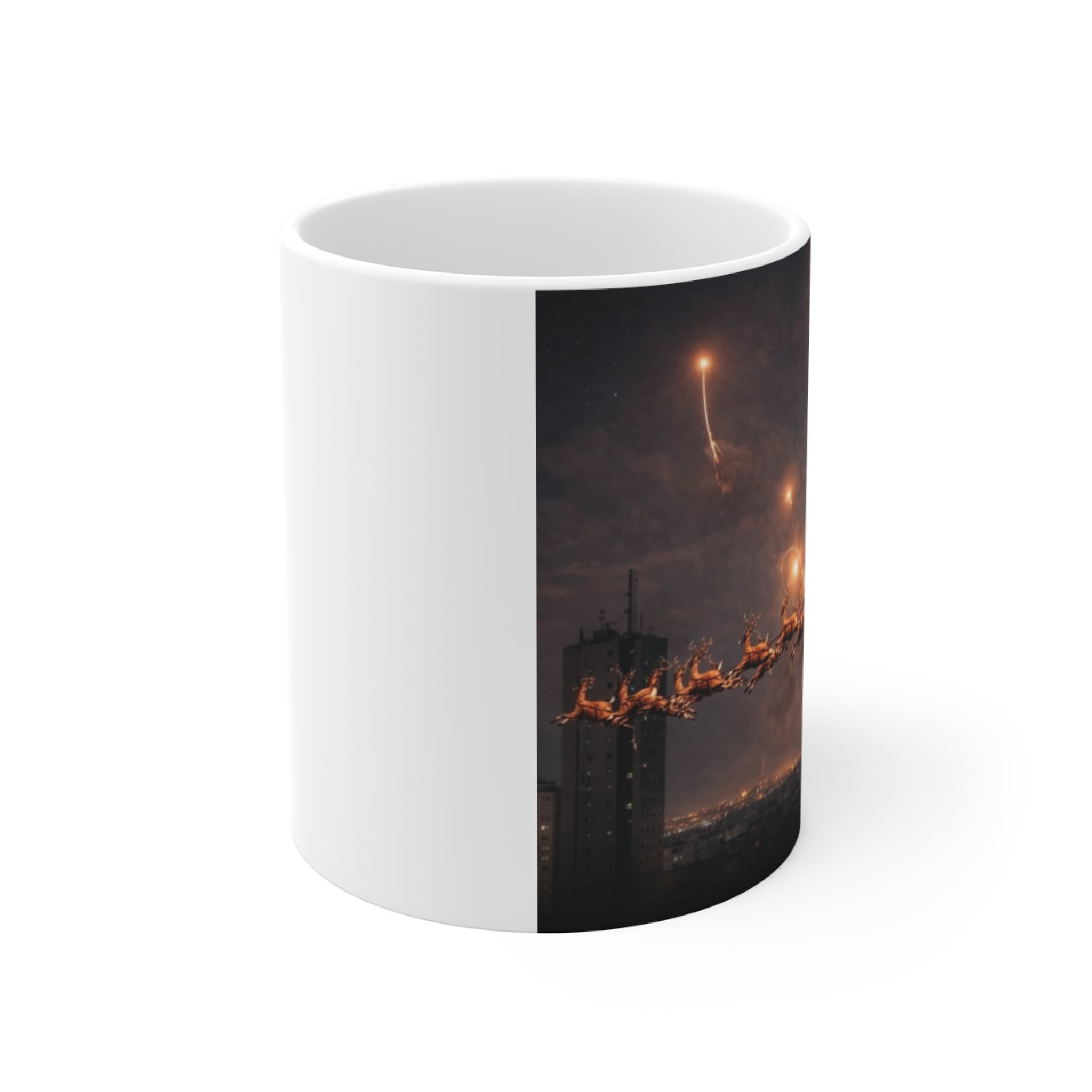 Santa x Iron Dome Mug — 11oz Coffee Cup