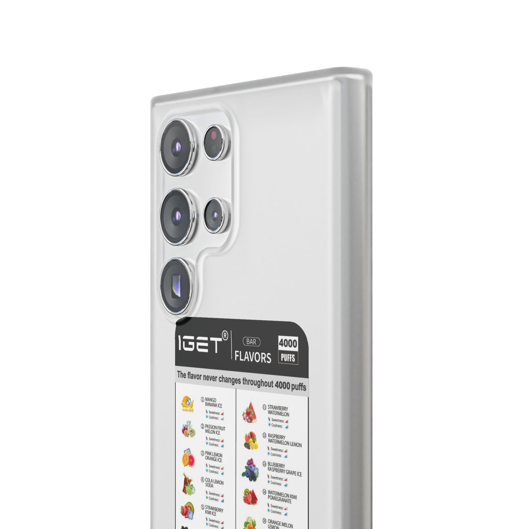 Vape Menu - Flexi Case