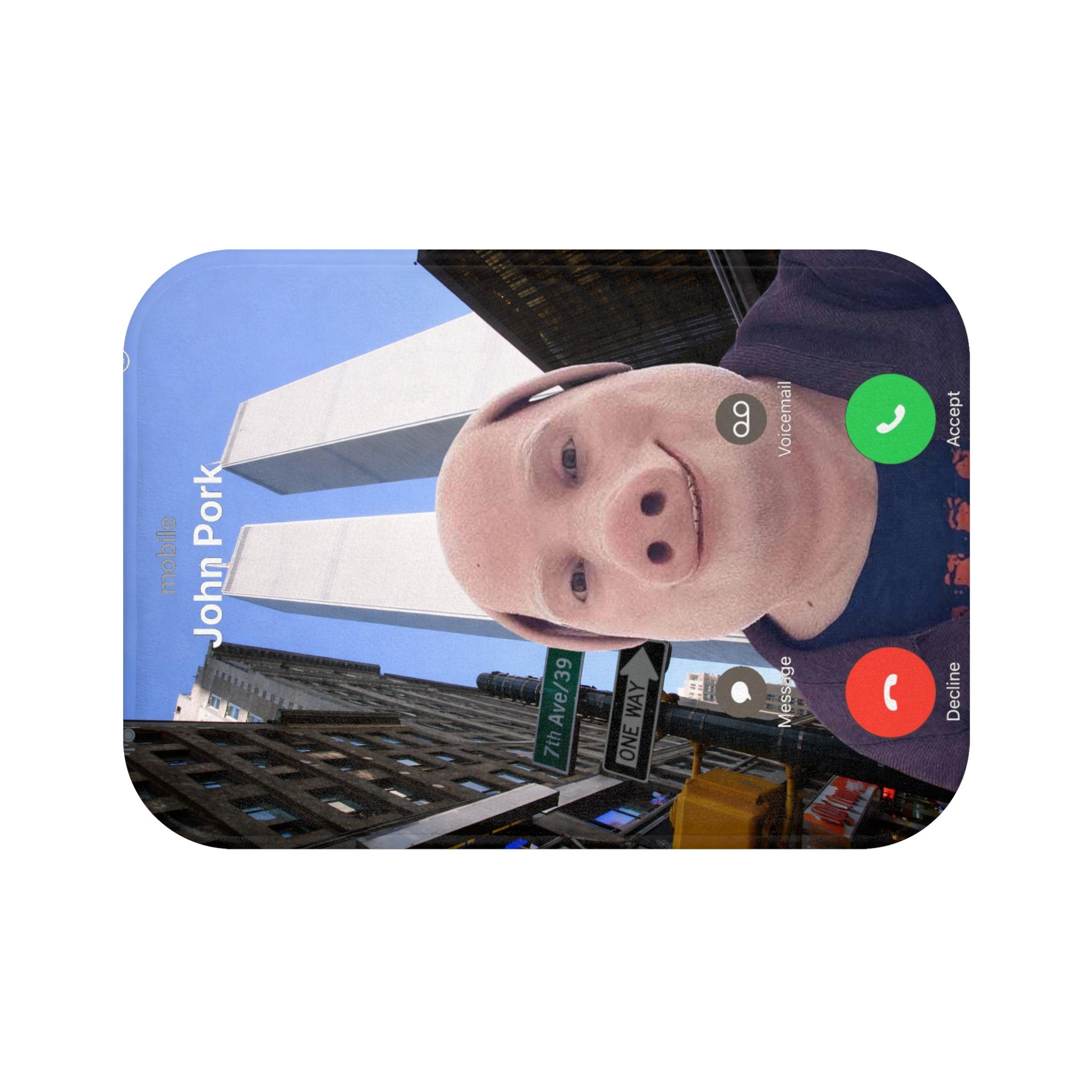 Porkious Calling- Bathmat