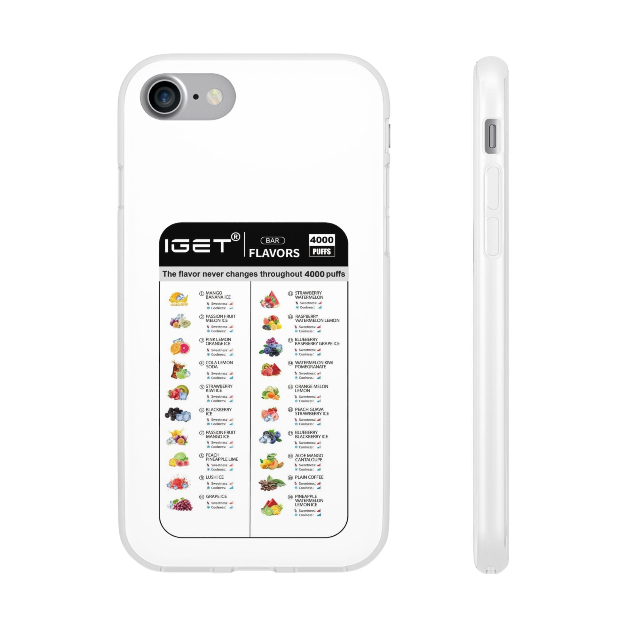 Vape Menu - Flexi Case