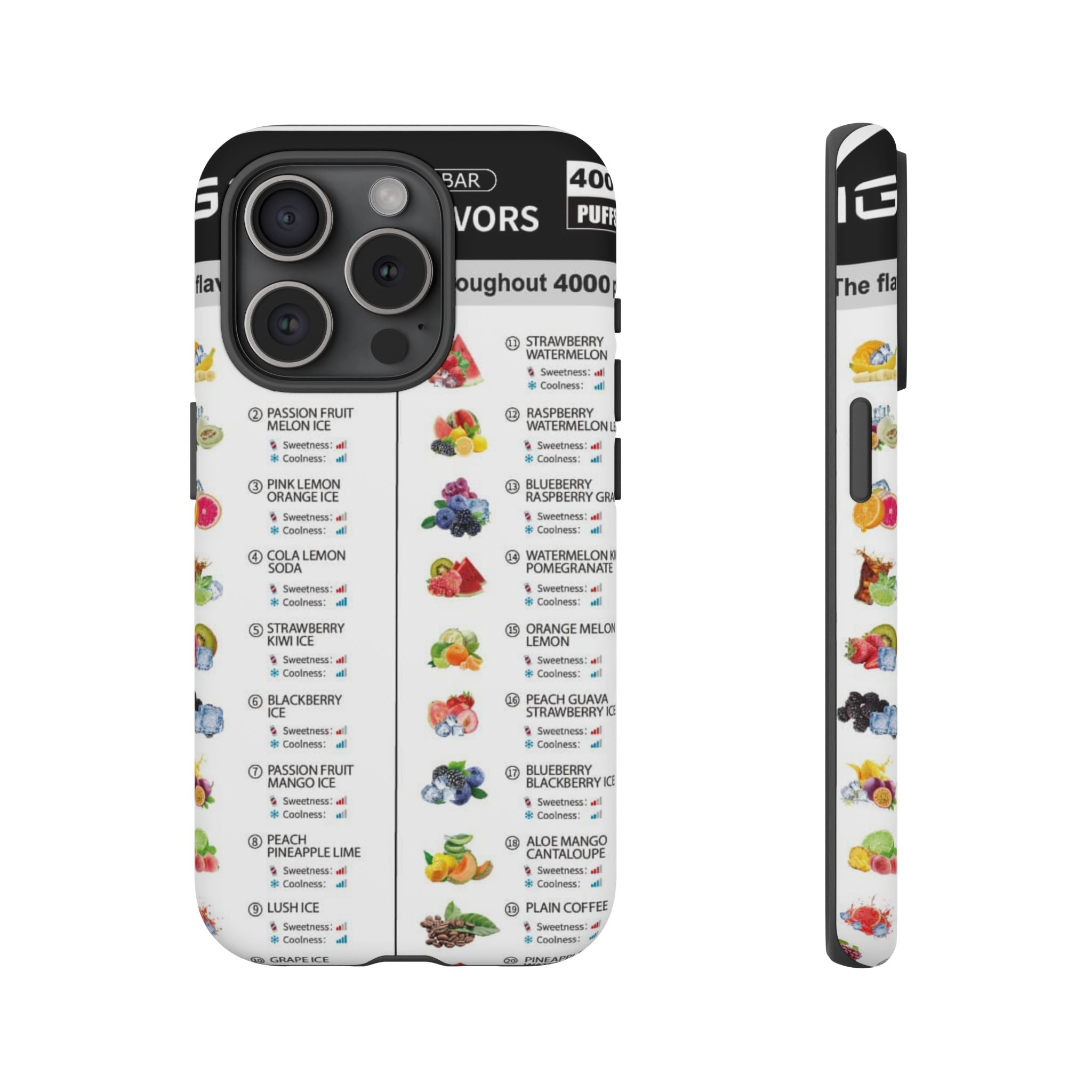 Vape Menu - Tough Case