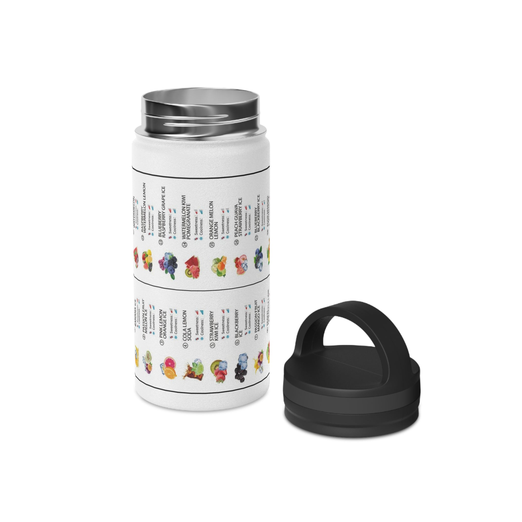 Vape Menu Stainless Steel Bottle