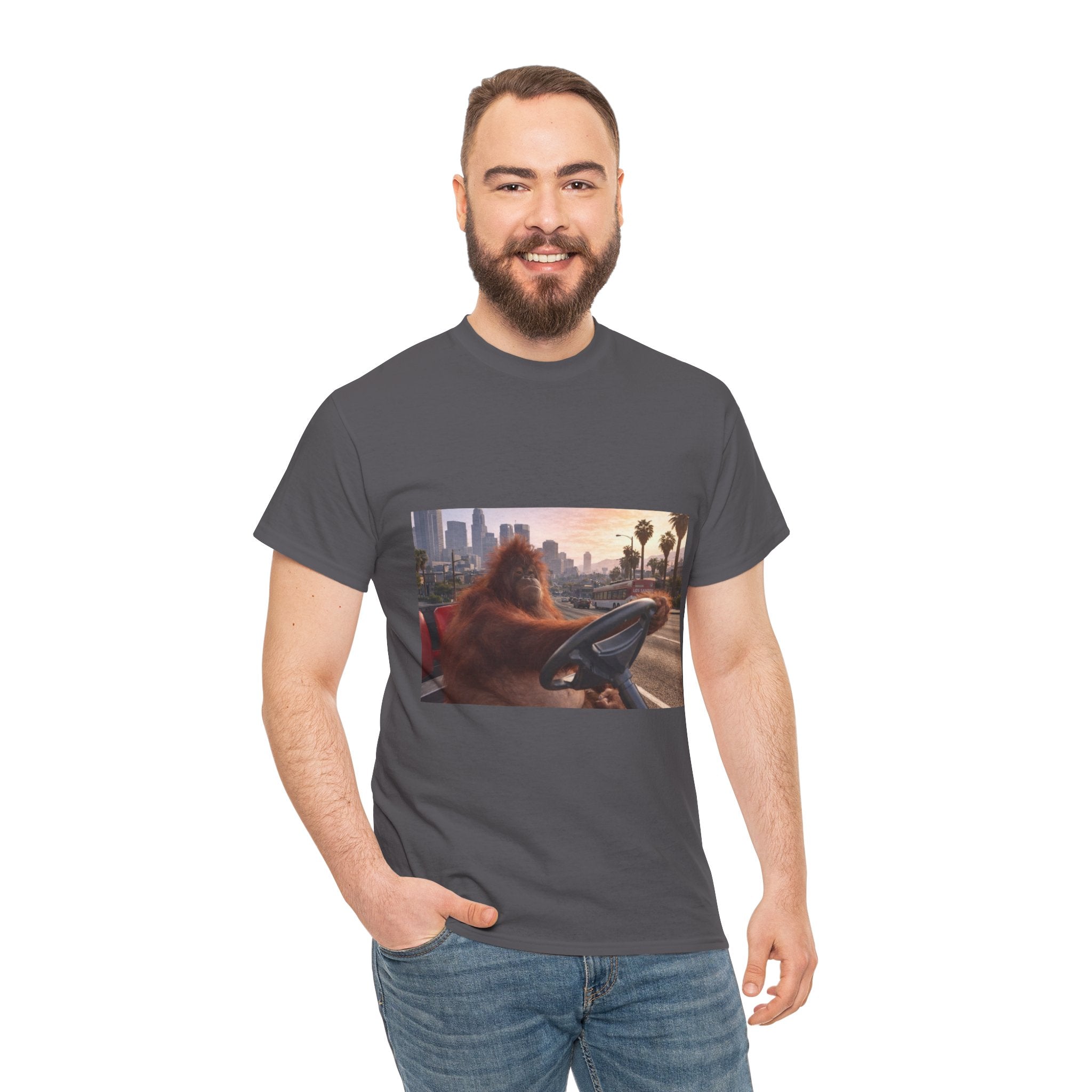 Orangutan Driving Los Santos - T-Shirt