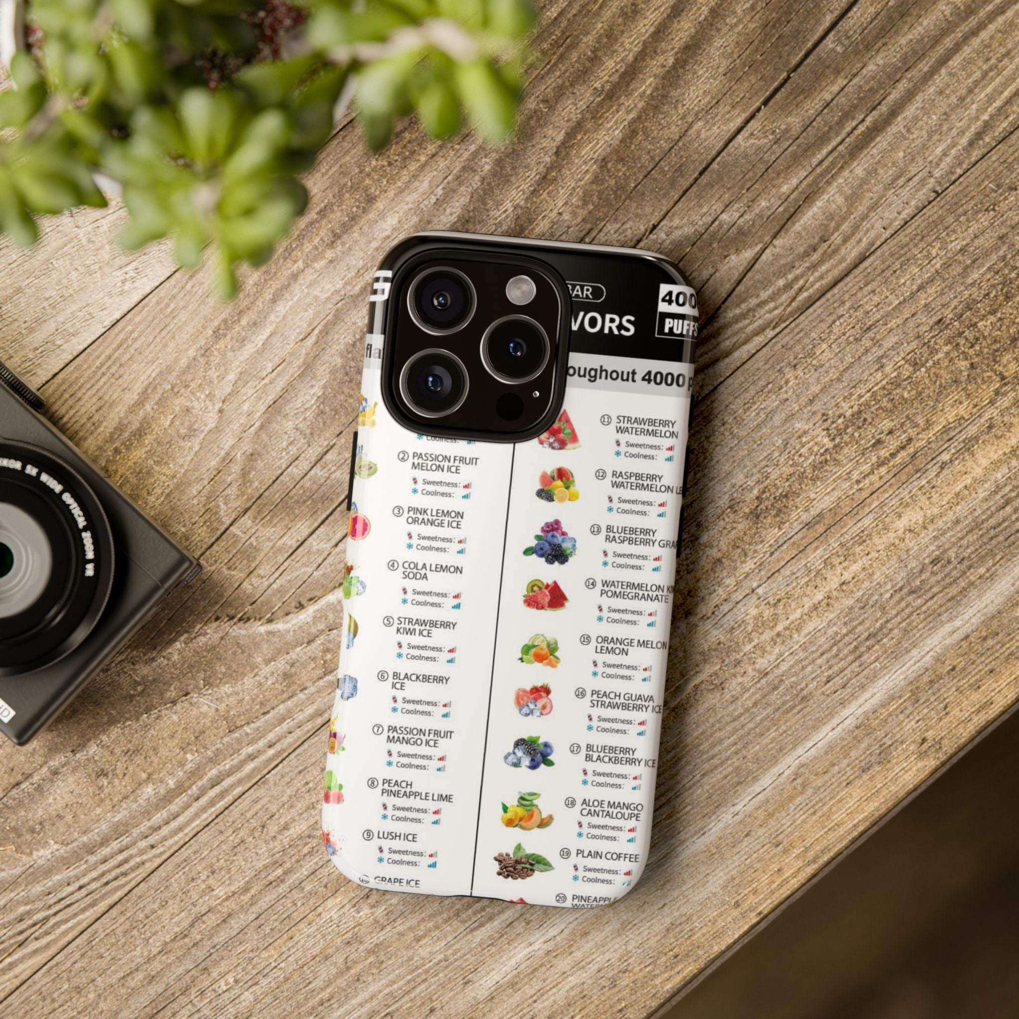 Vape Menu - Tough Case