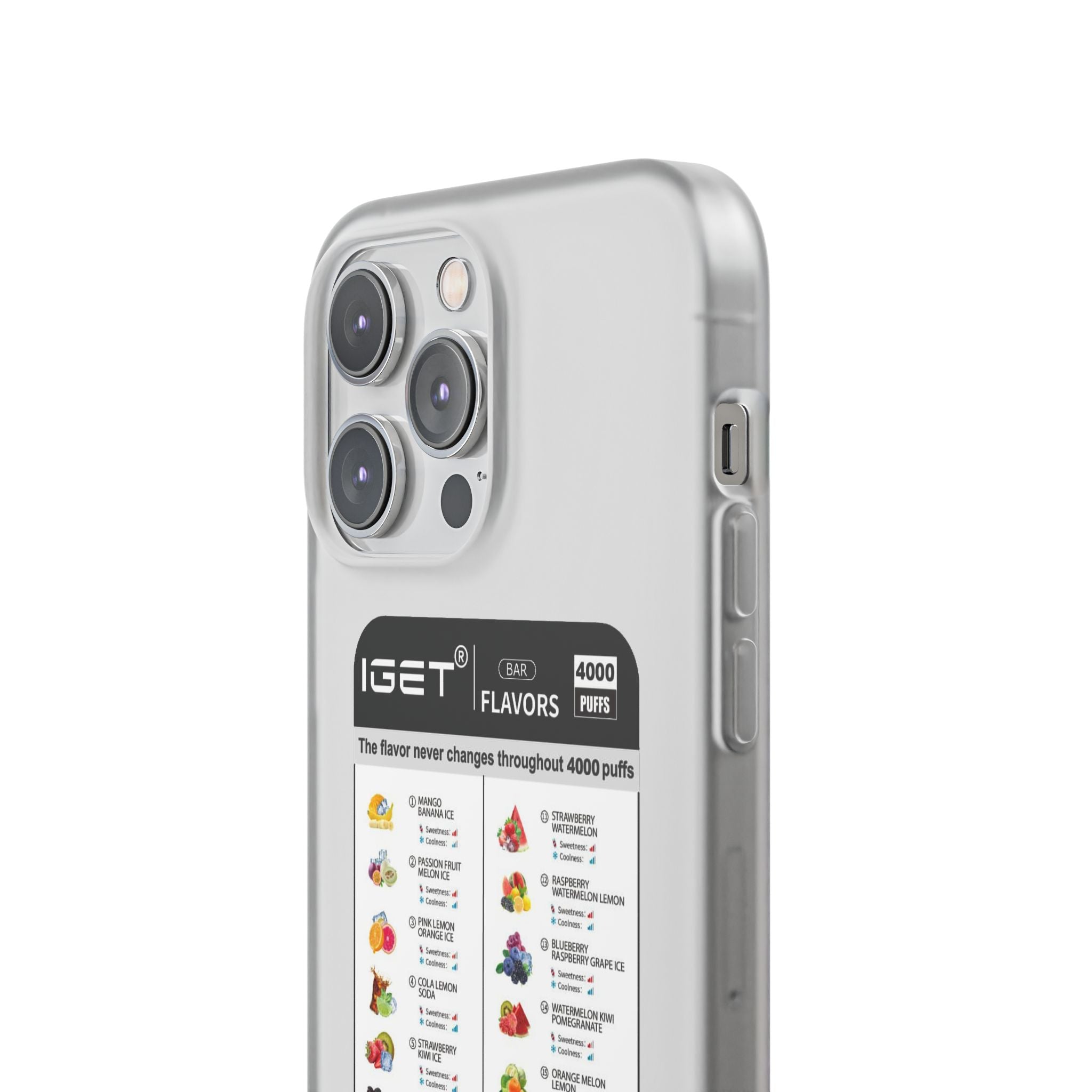 Vape Menu - Flexi Case