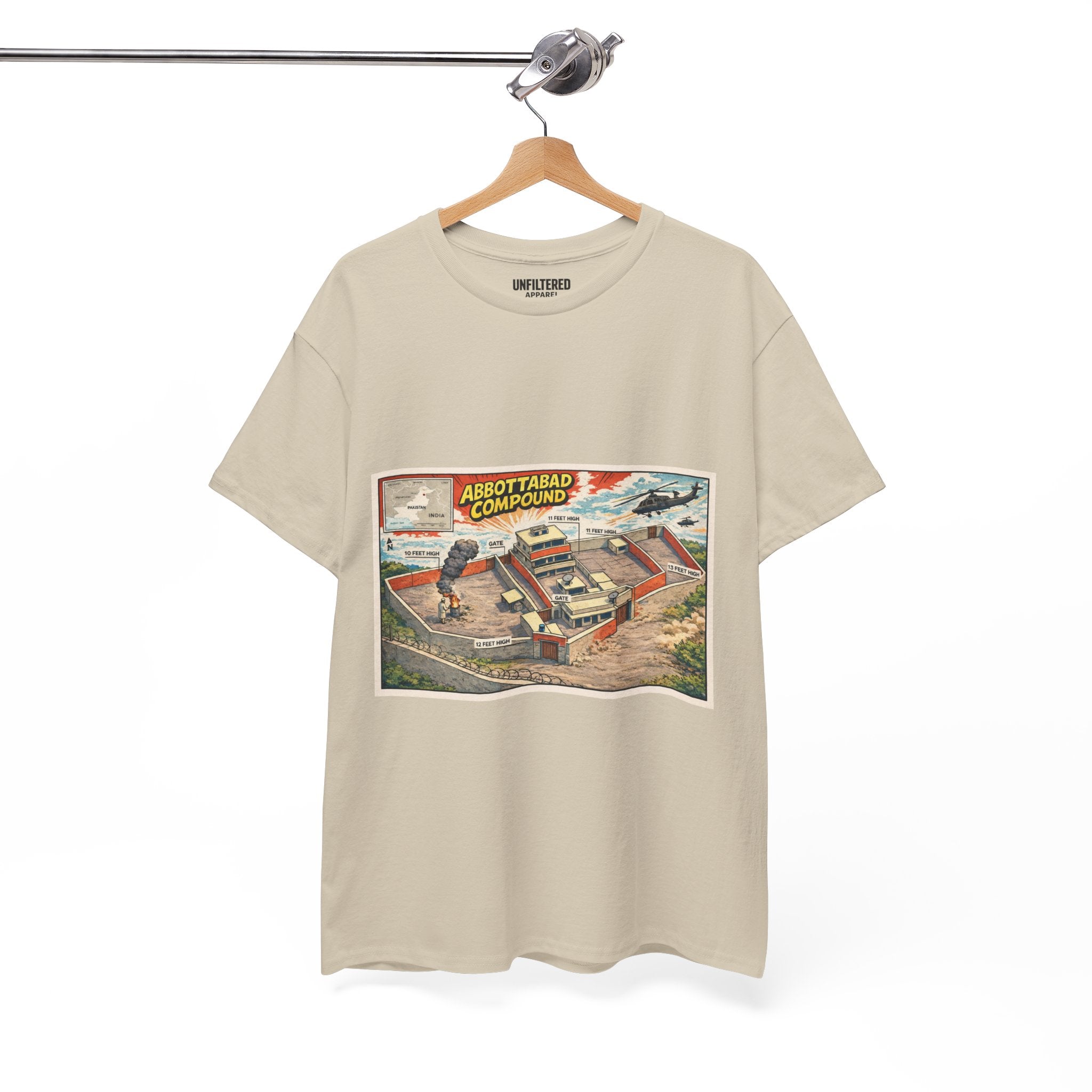 Abbottabad Compound Comic - T-Shirt