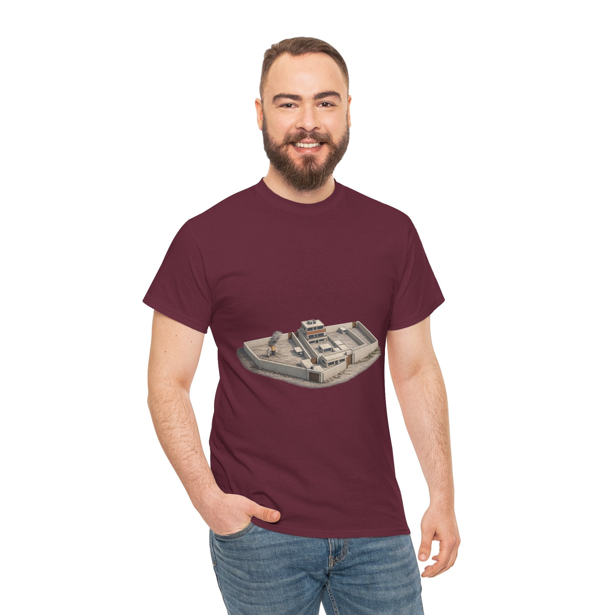 Abbottabad Compound Illustration - T-Shirt